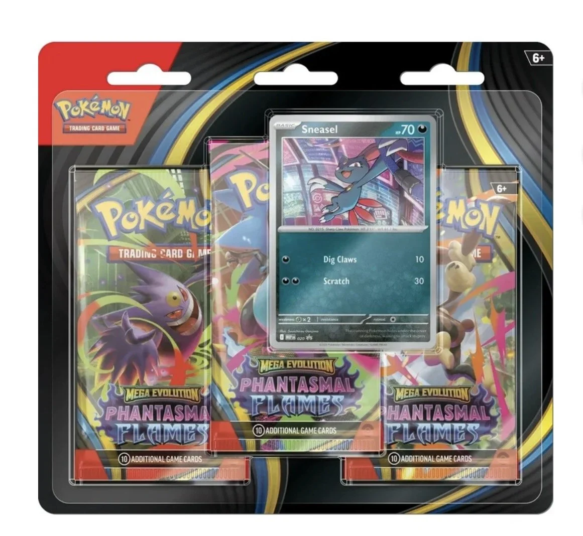 Pokemon Phantasmal Flames 3 Pack Blister