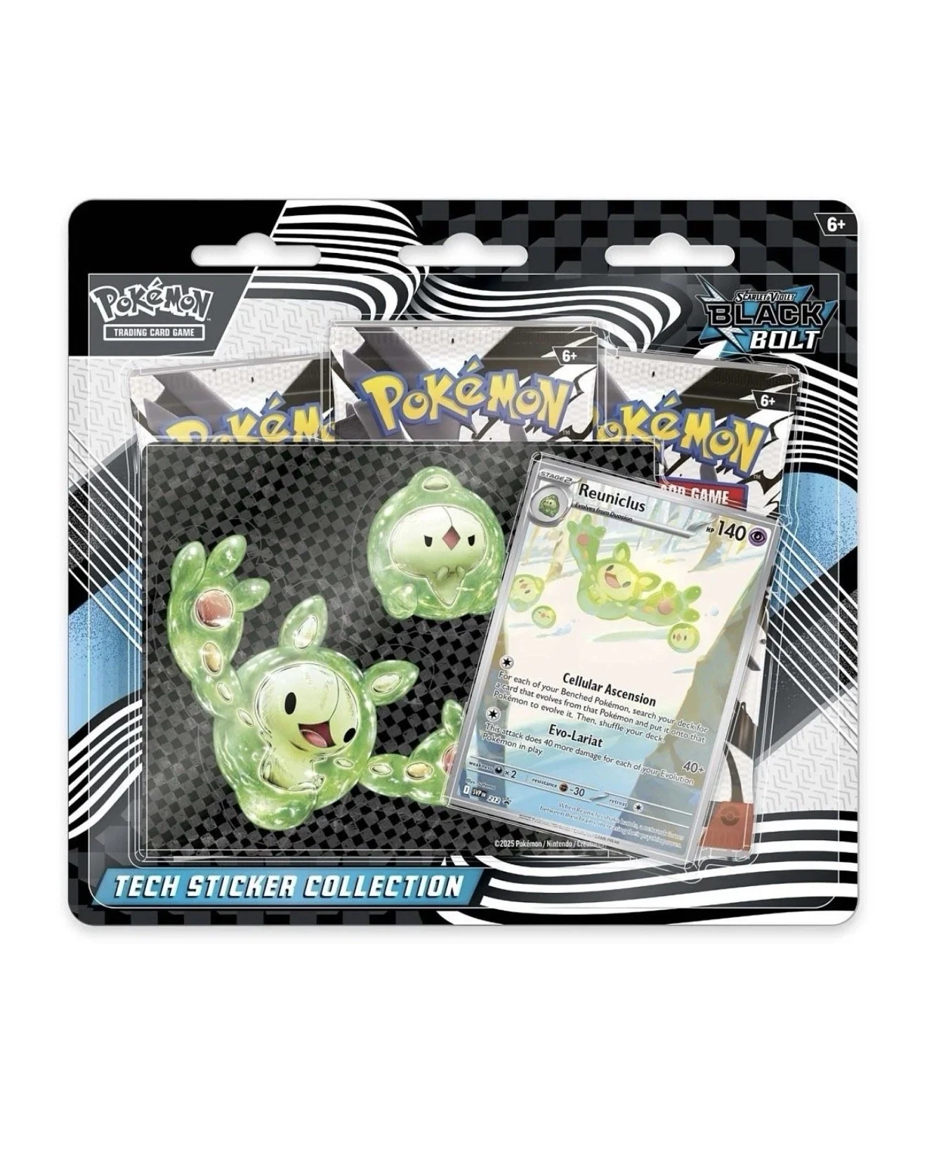 Pokemon Black Bolt Tech Sticker Collection