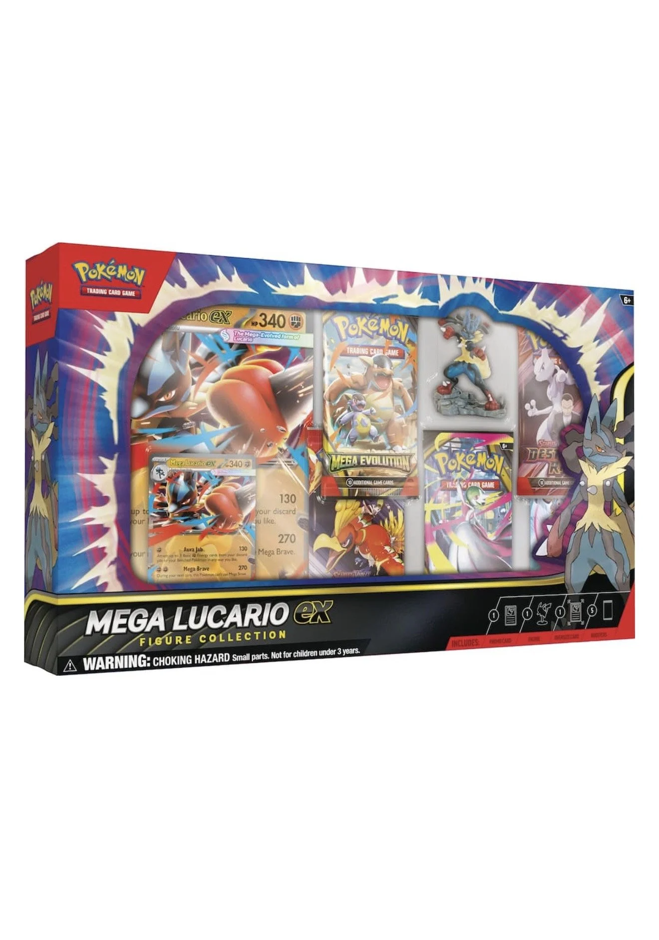 Pokemon Mega Lucario EX Figure Collection Box
