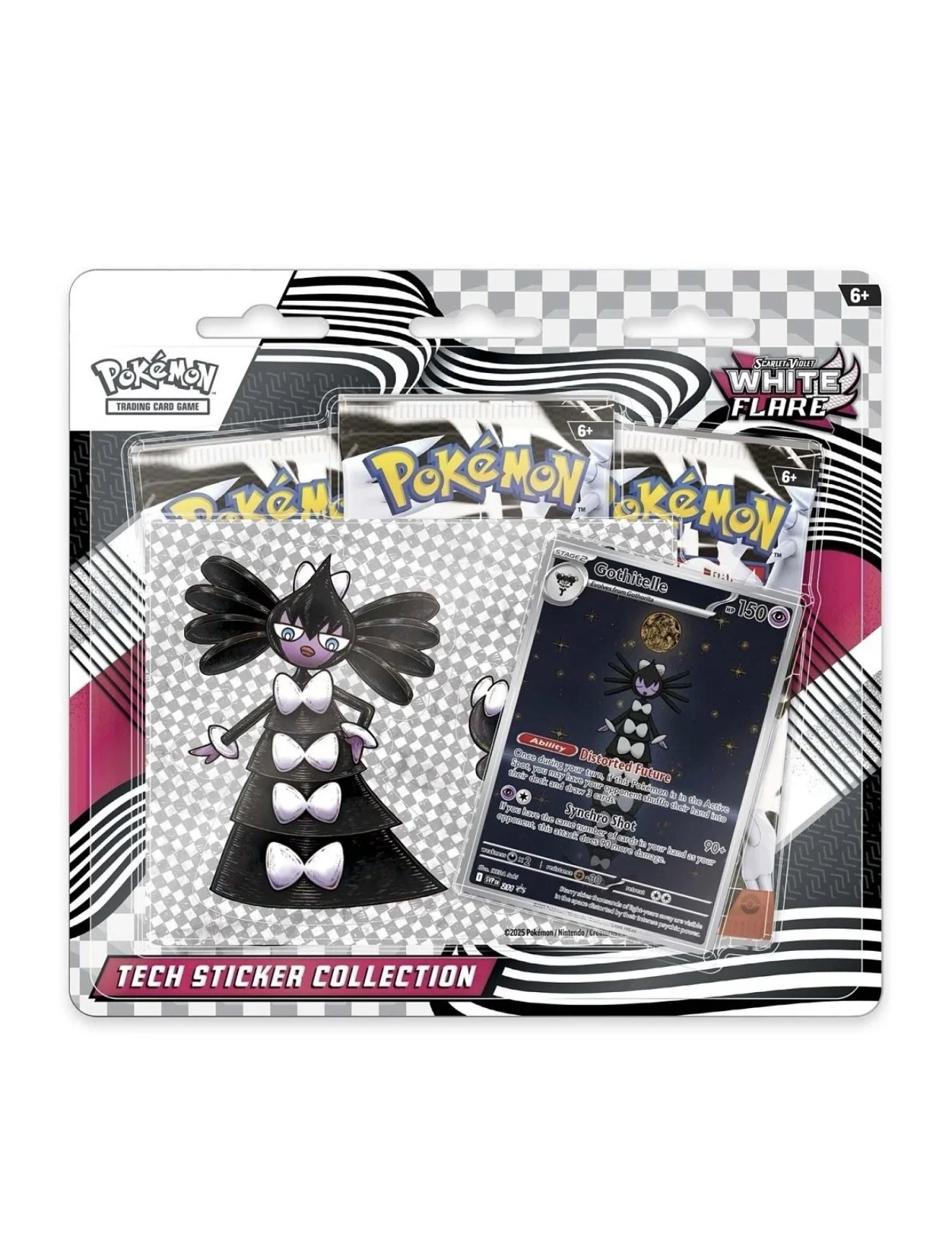Pokemon White Flare Tech Sticker Collection