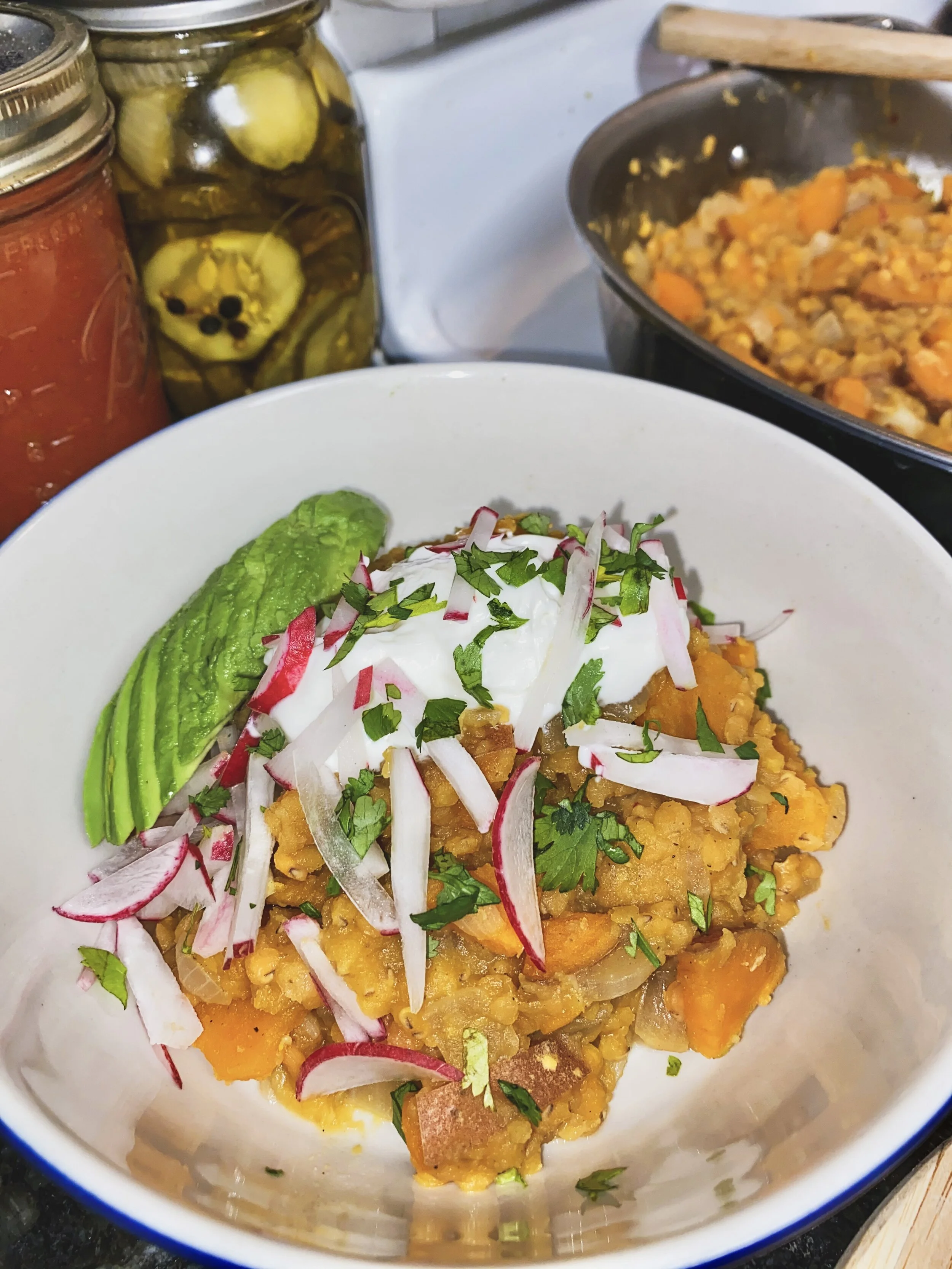 Sweet Potato Lentil Stew 