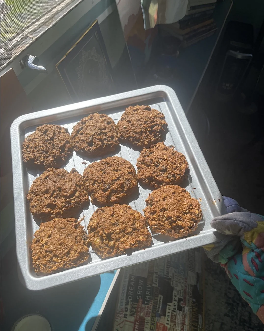 Healthy Oatmeal Raisin Cookies