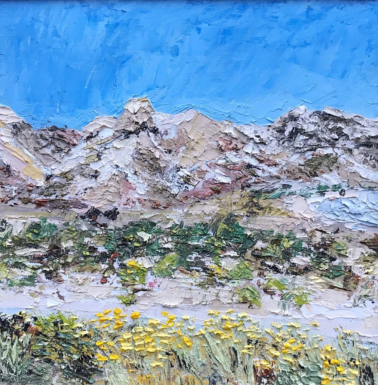 ** Mojave #1 :: 2018 (7¨ x 7¨ oil on panel)