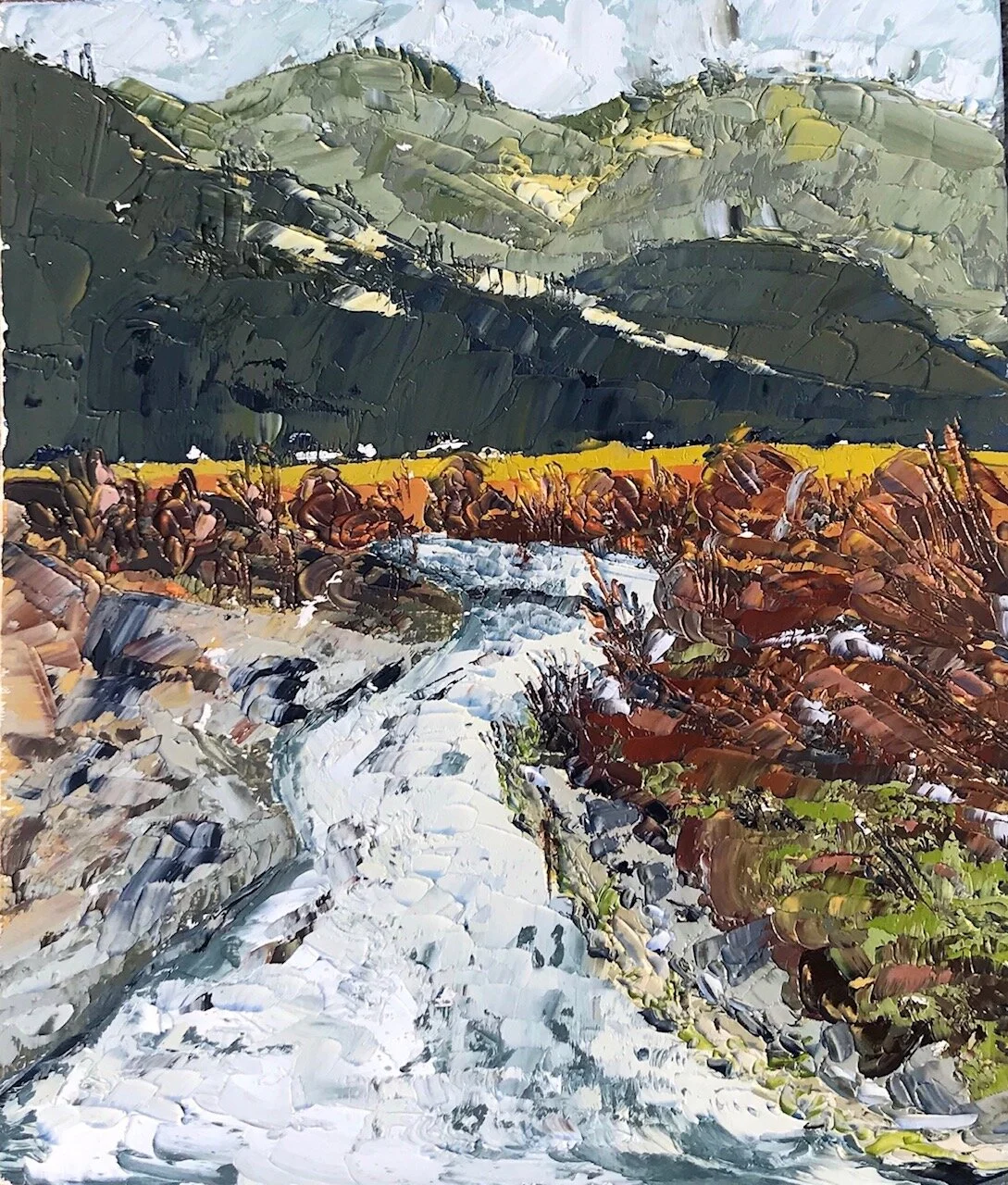 ** West of Slick Rock :: 2019
(7¨ x 9¨ oil on panel)
