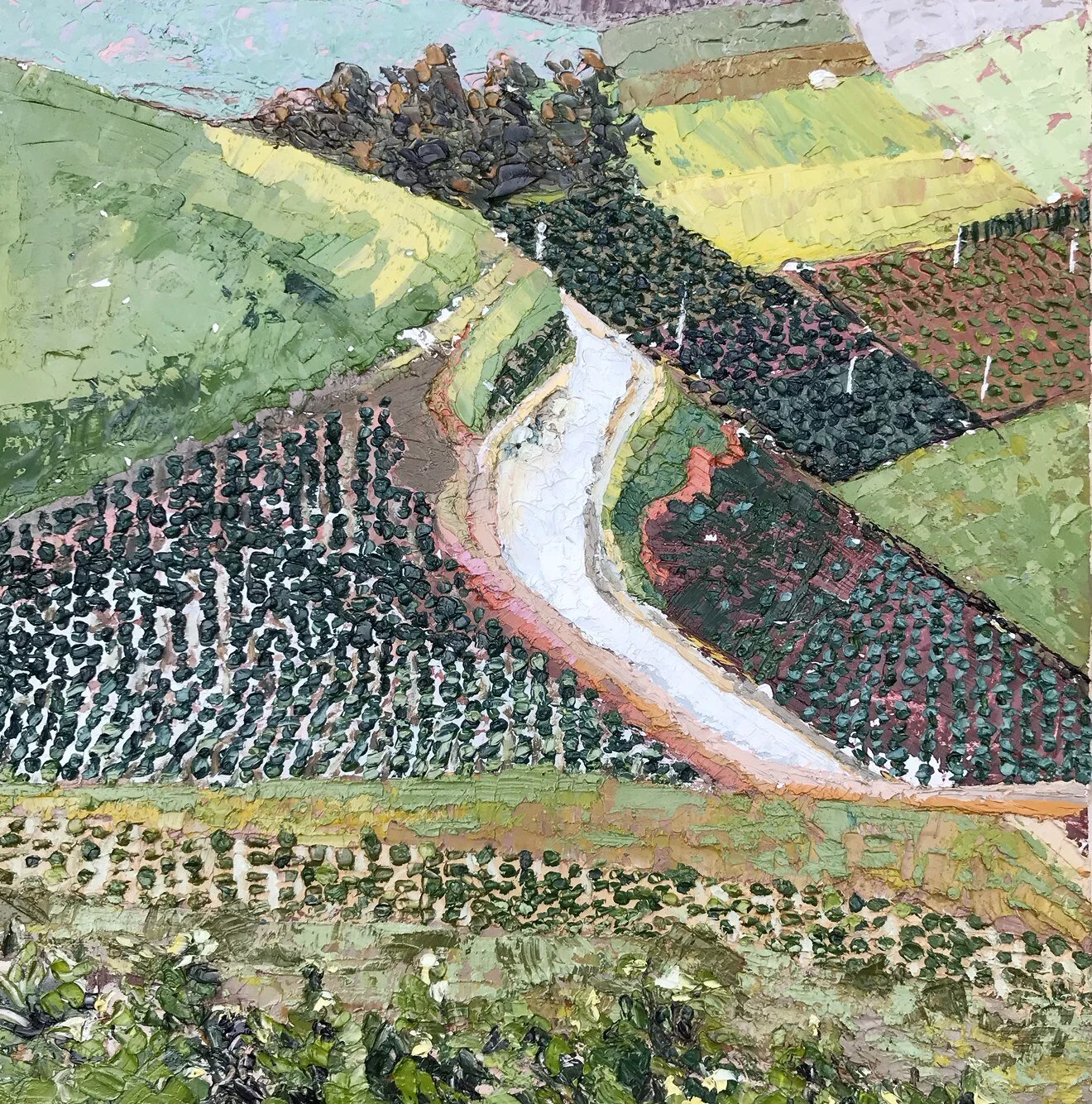 ** The Orchards :: 2019
(12¨ x 12¨ oil on panel)
