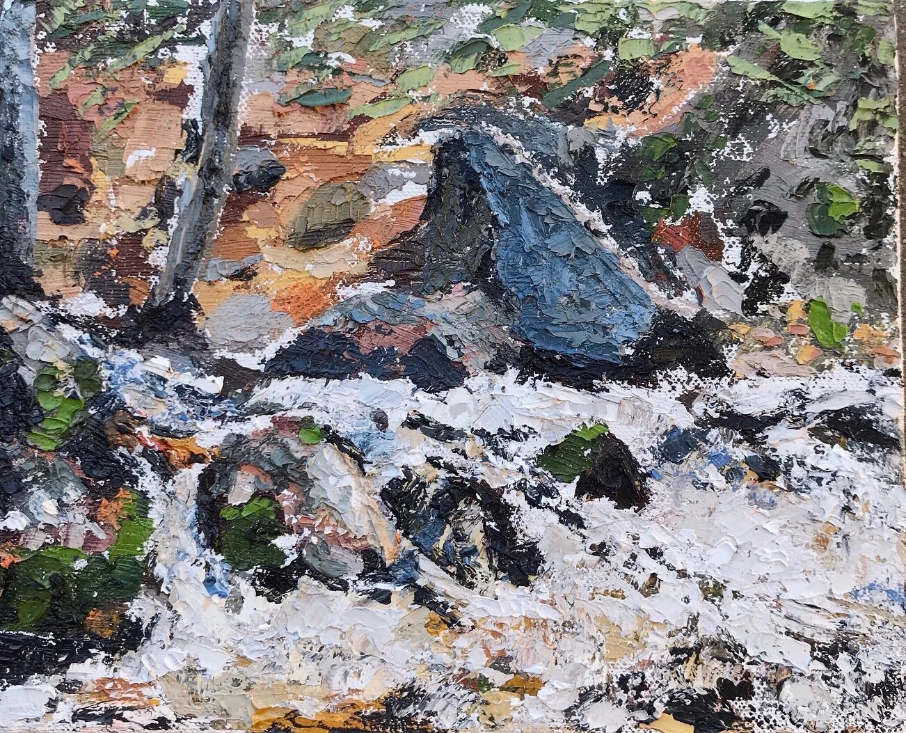 ** Ten Mile Creek :: 2019
(8¨ x 6¨ oil on canvas)