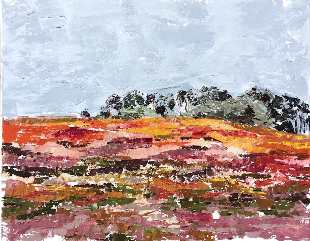 ** The Marsh :: 2018
(24¨ x 20¨ oil on canvas)