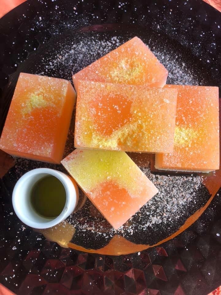 Orange CBD Salt Soap