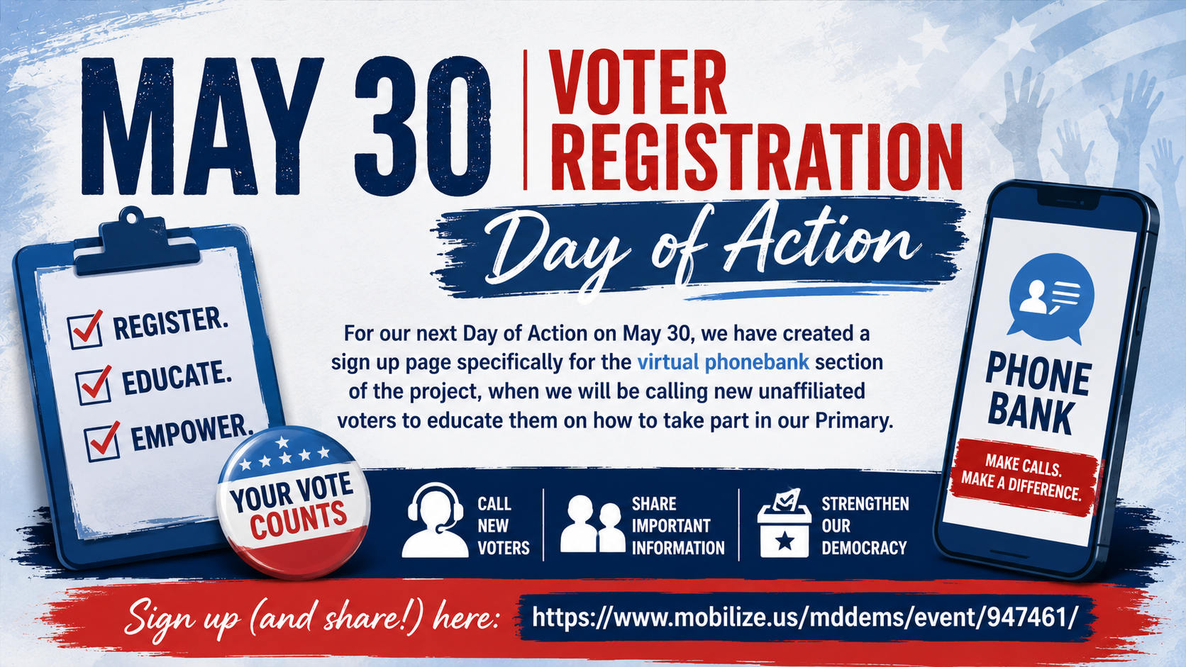 Voter Registration DAY OF ACTION!