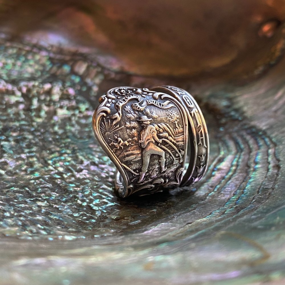 Minnesota Sterling Spoon Ring — Spoon Rings | Lady Forge