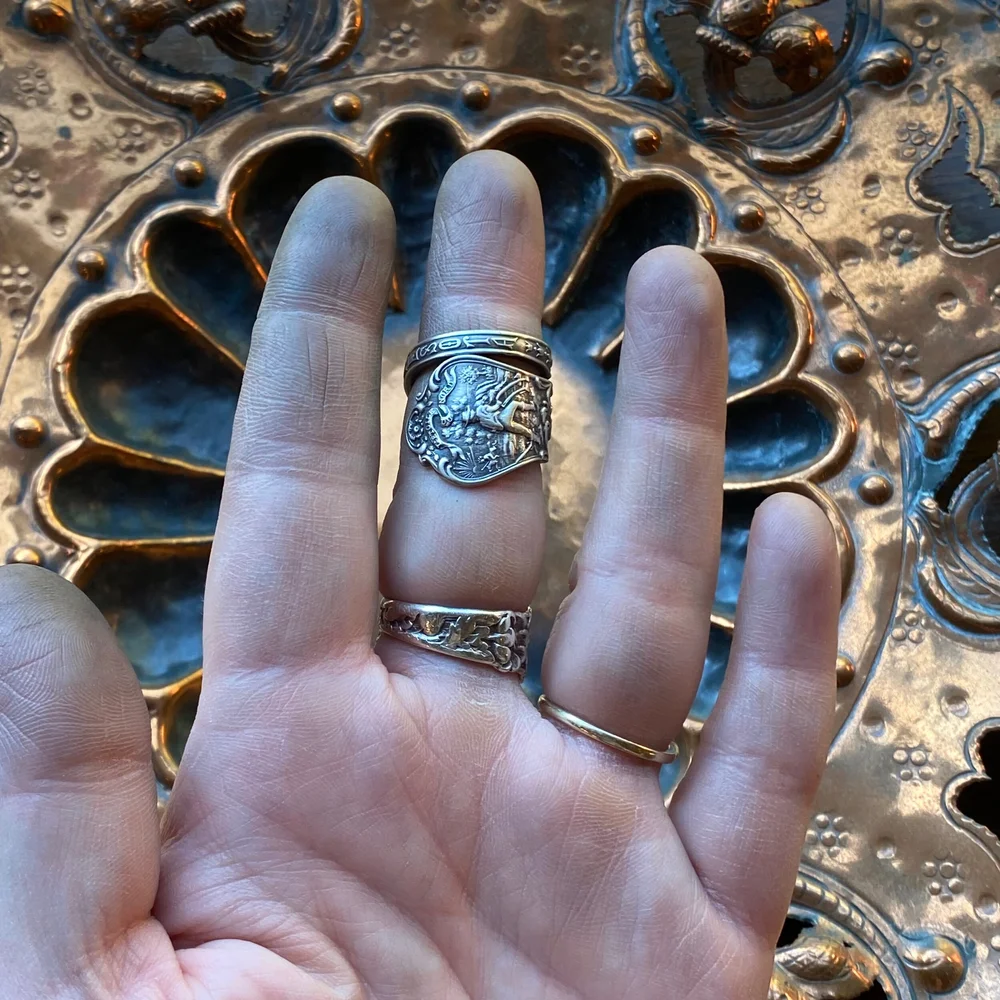 Minnesota Sterling Spoon Ring — Spoon Rings | Lady Forge