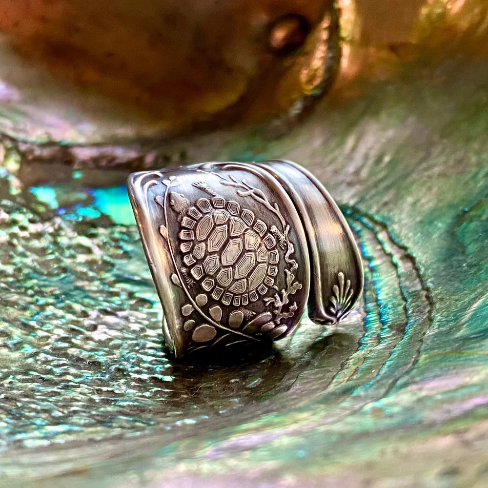 Opal spoon sale ring