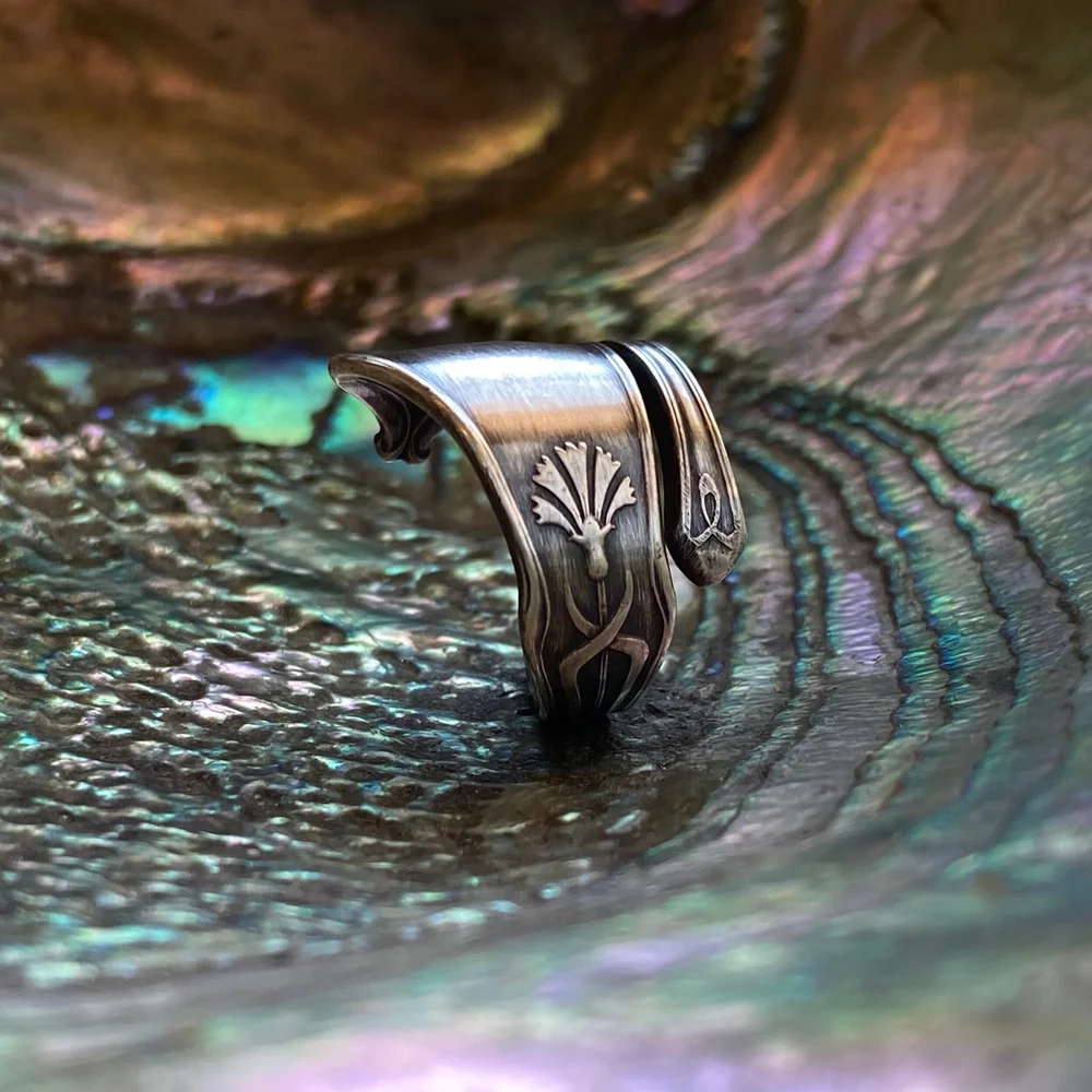 Danish Jewellery Danish Design Ring Egyptian Cornflower Dainty