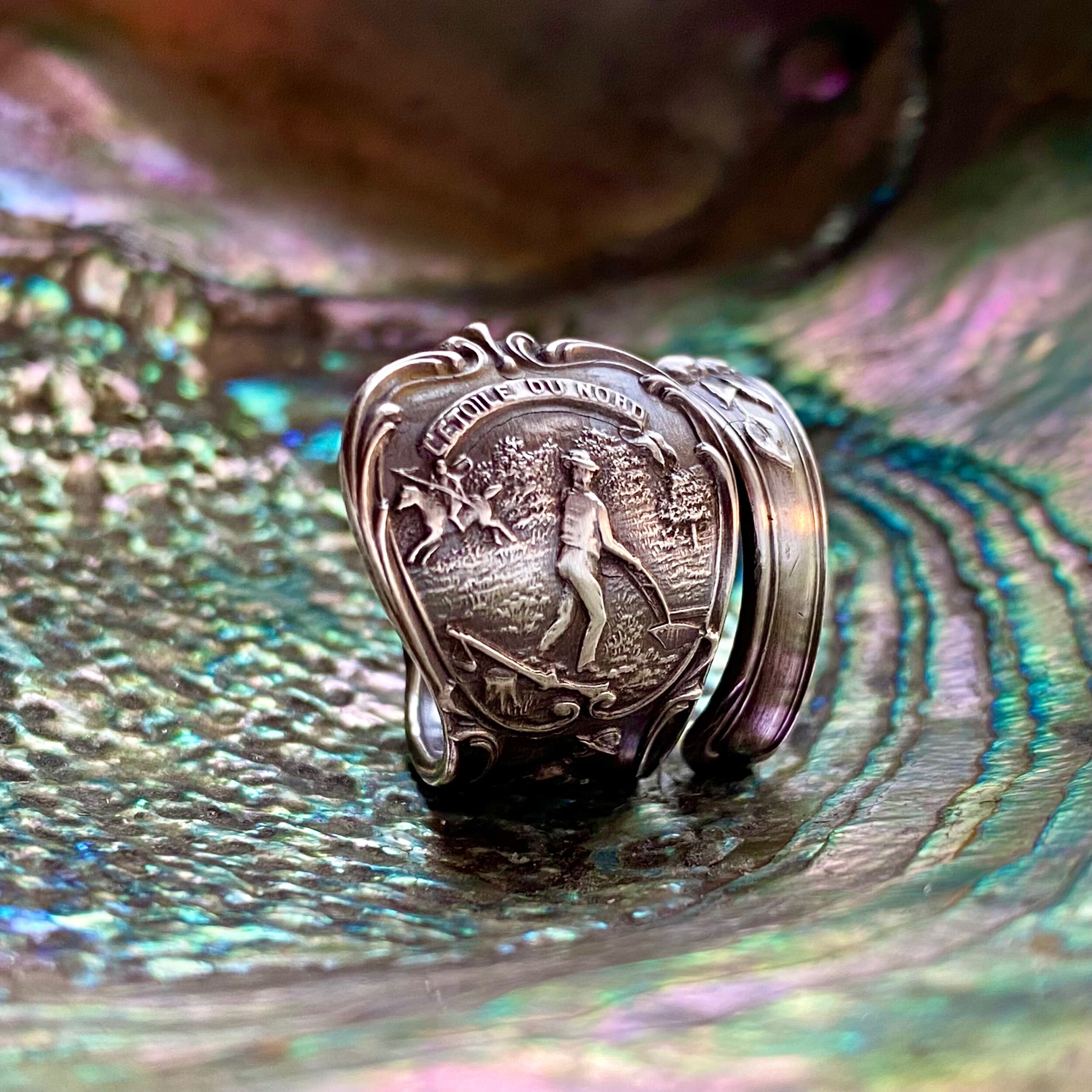 Minnesota Sterling Spoon Ring - LadyForge Jewelry