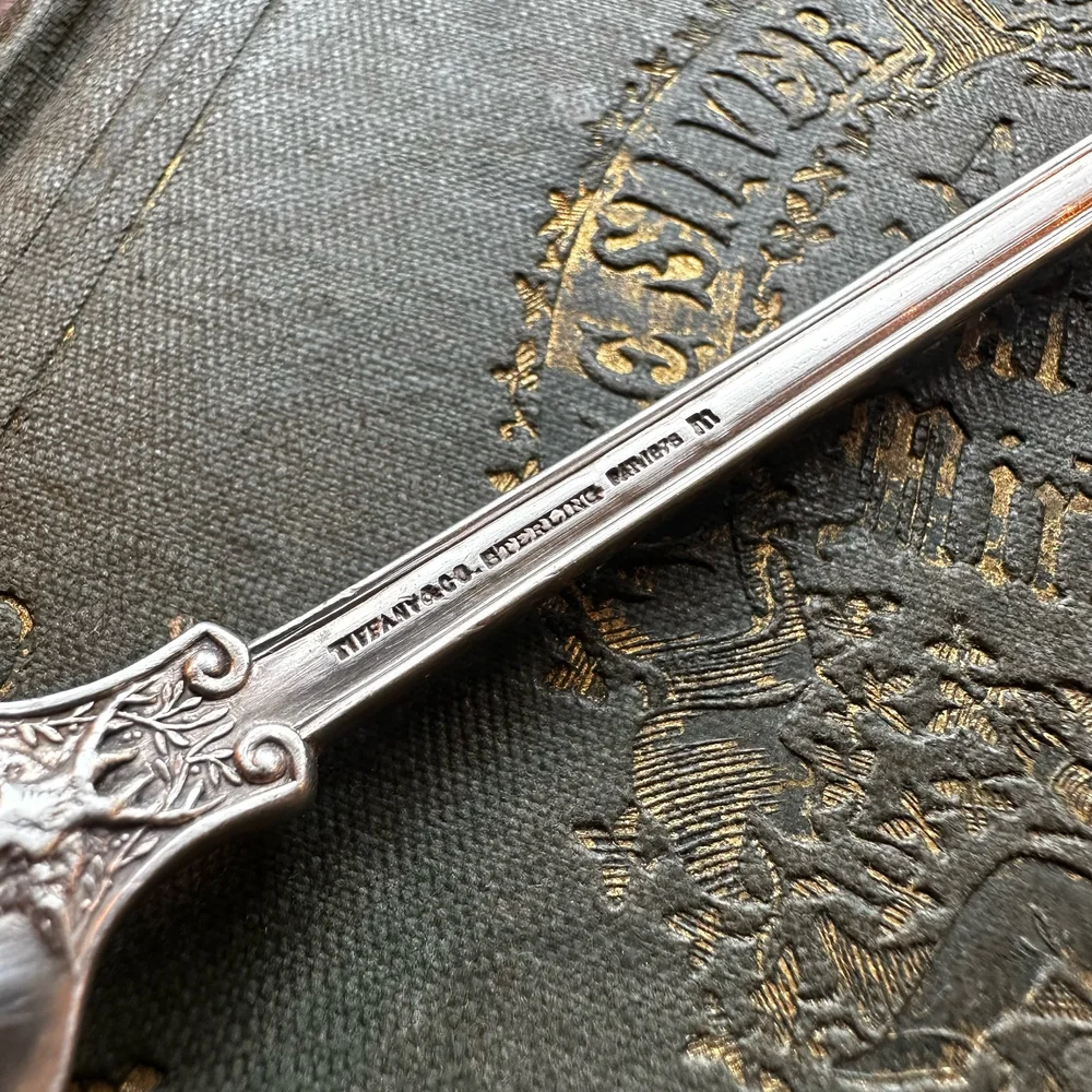 1878 Diana Tiffany Olympian Sterling Spoon Ring — Spoon Rings  Handmade from Antique Silverware Lady Forge
