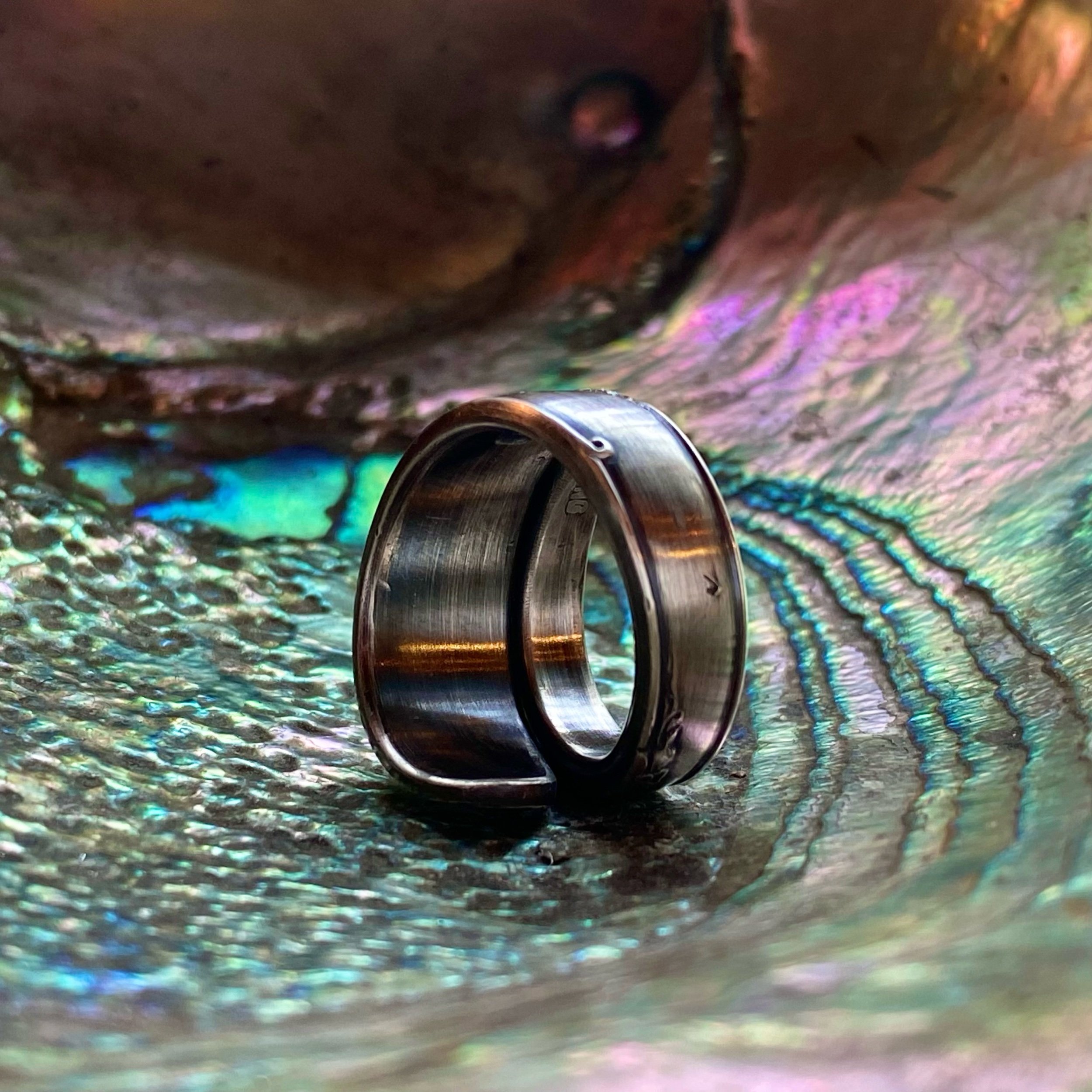1948 Madeira Sterling Spoon Ring - LadyForge Jewelry