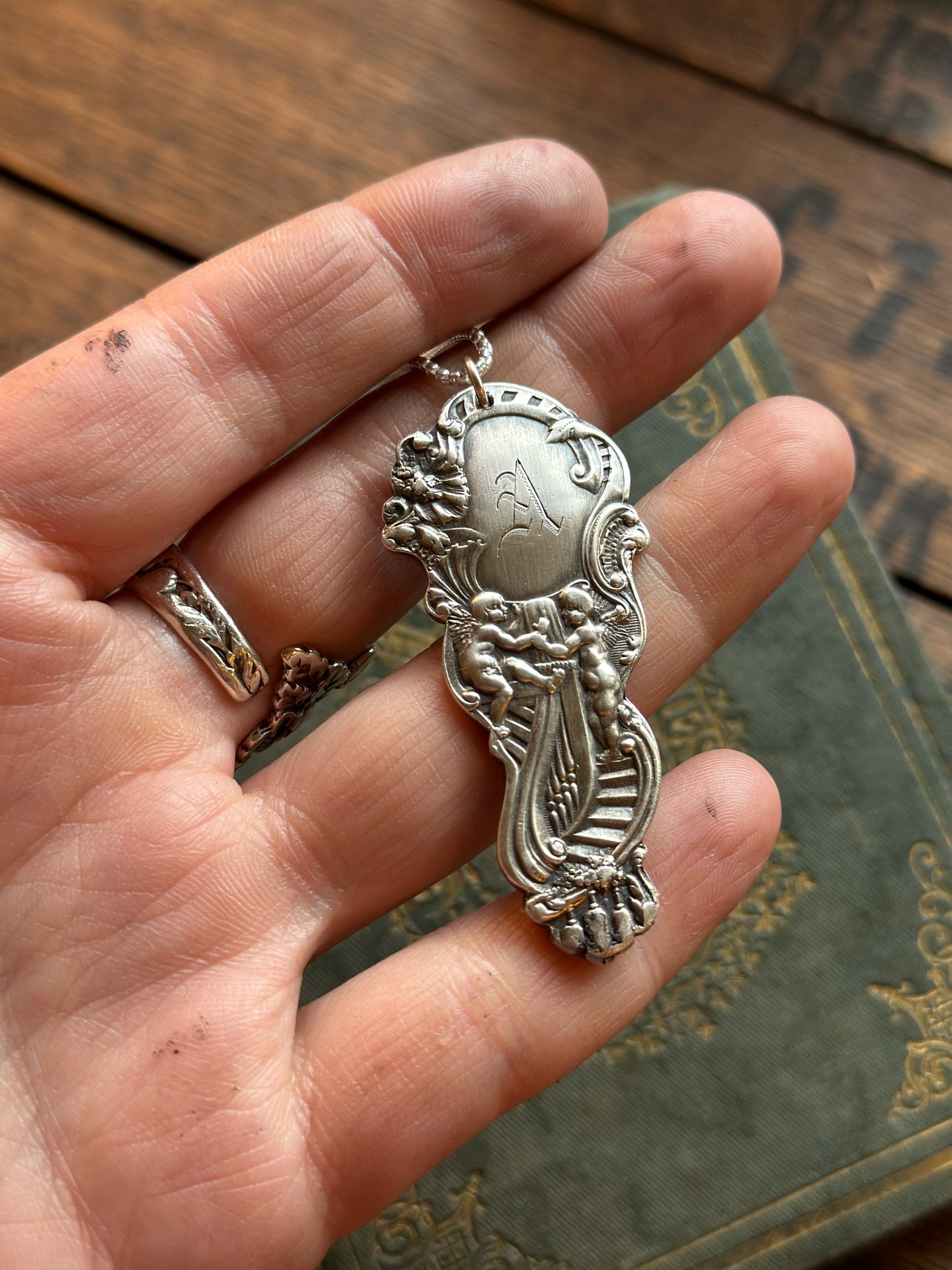 1888 Versailles Hercules Sterling Necklace - LadyForge Jewelry