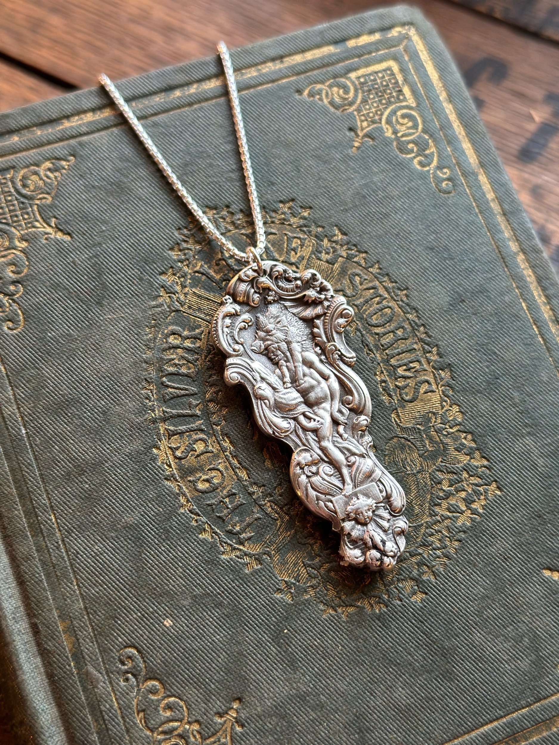 1888 Versailles Hercules Sterling Necklace - LadyForge Jewelry