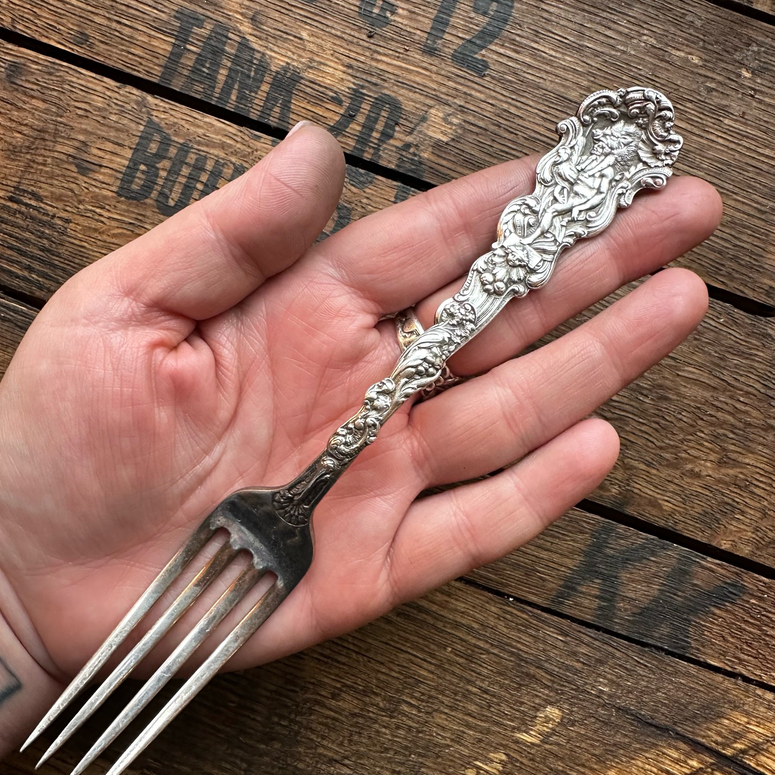 1888 Versailles Hercules Sterling Necklace - LadyForge Jewelry