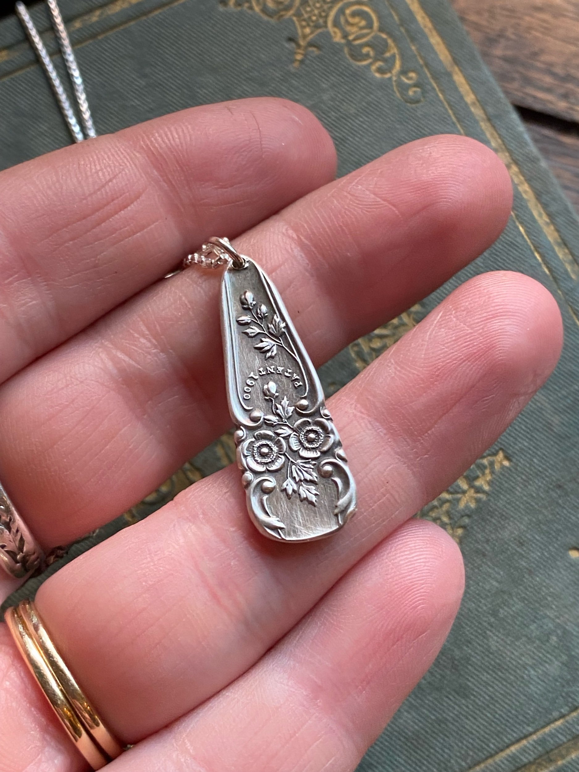 1899 Buttercup Spoon Drop Necklace - LadyForge Jewelry