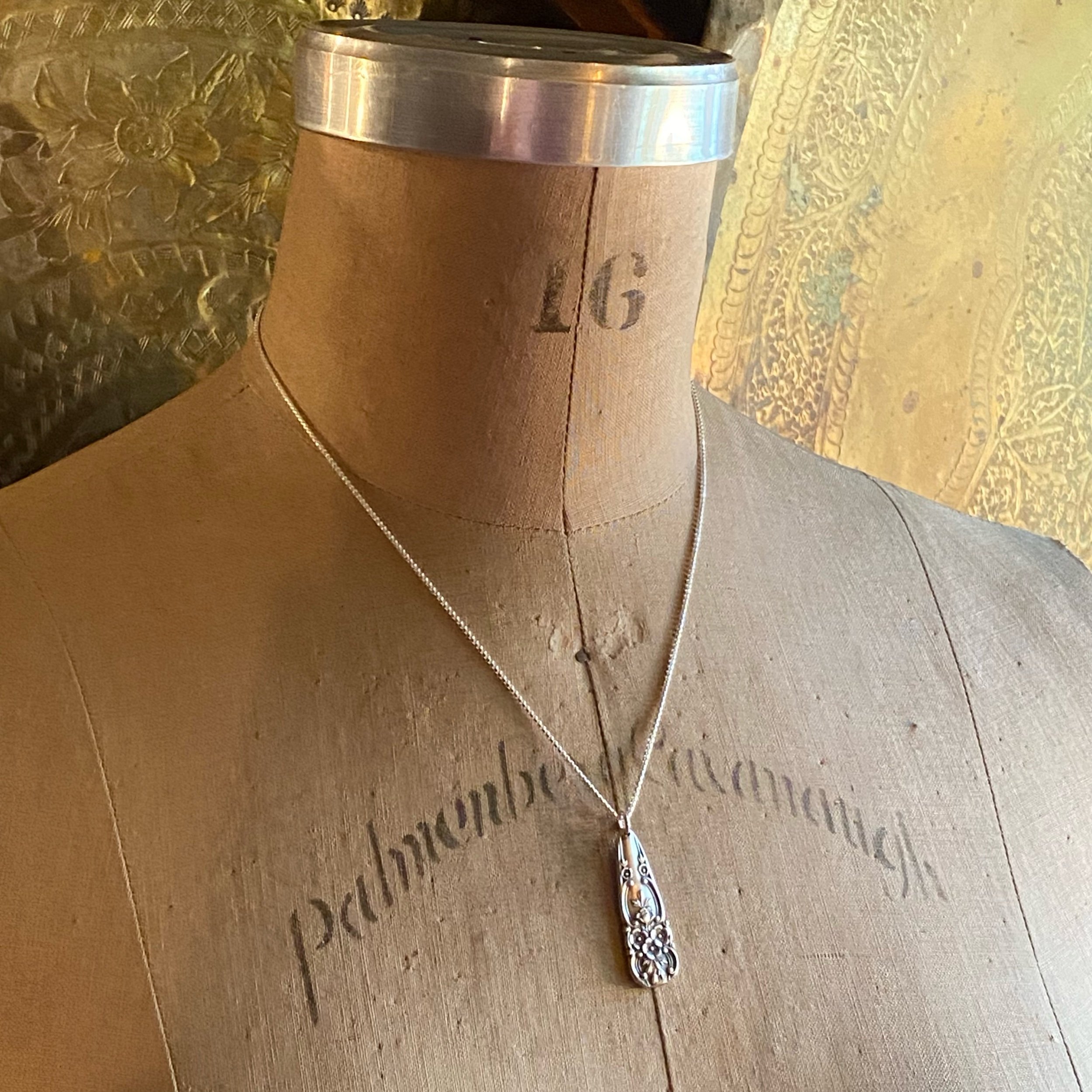 1899 Buttercup Spoon Drop Necklace - LadyForge Jewelry