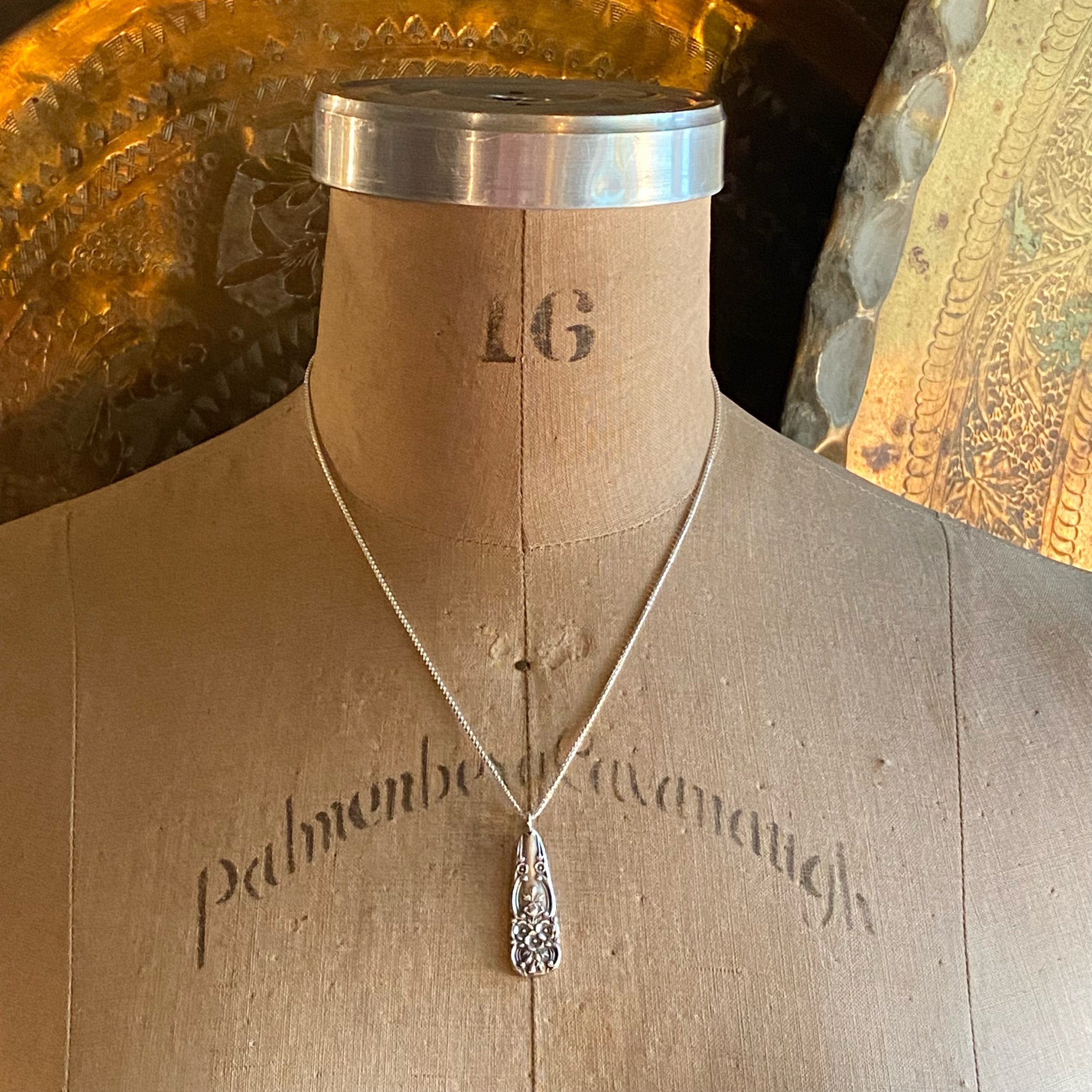 1899 Buttercup Spoon Drop Necklace - LadyForge Jewelry