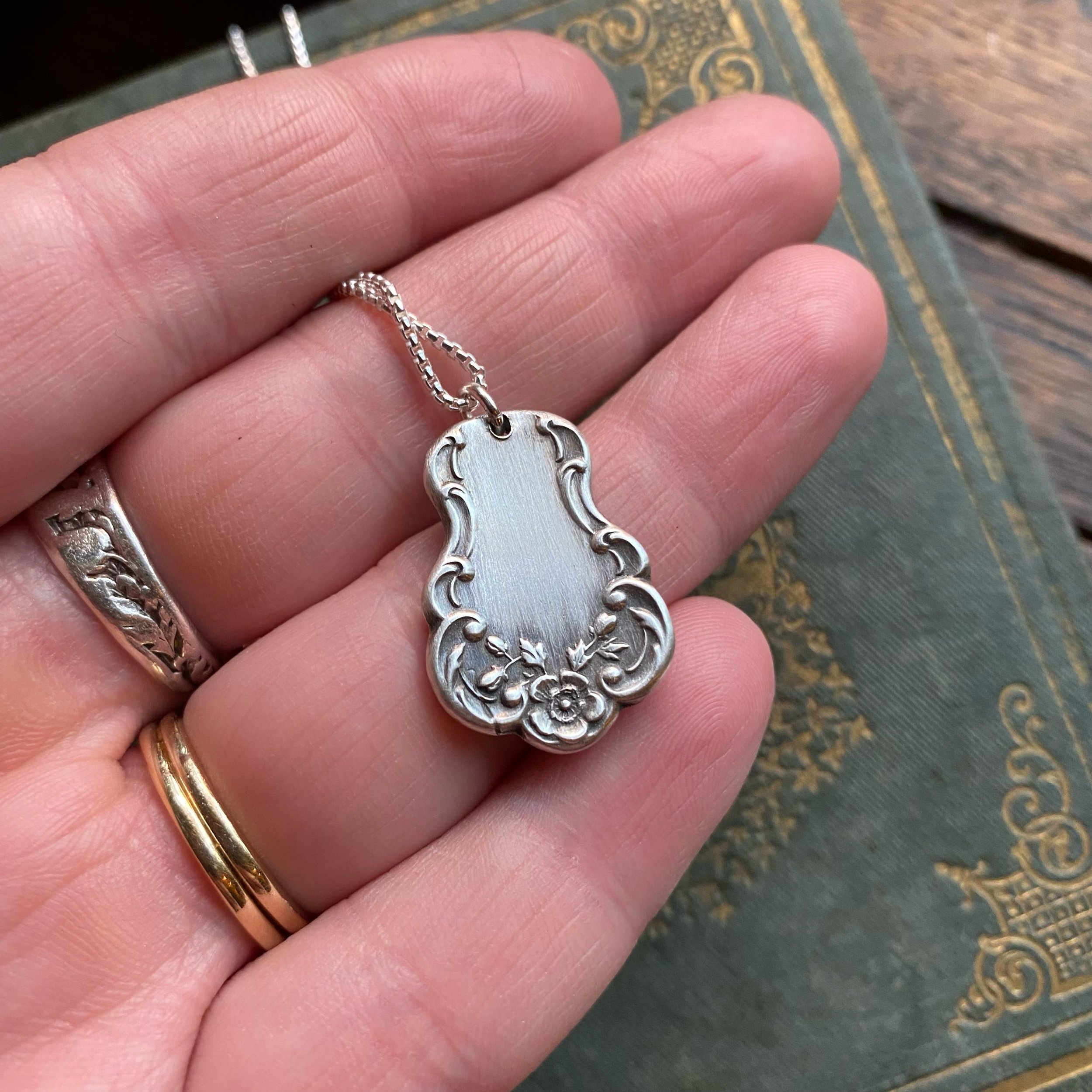1899 Buttercup Spoon Drop Necklace - LadyForge Jewelry