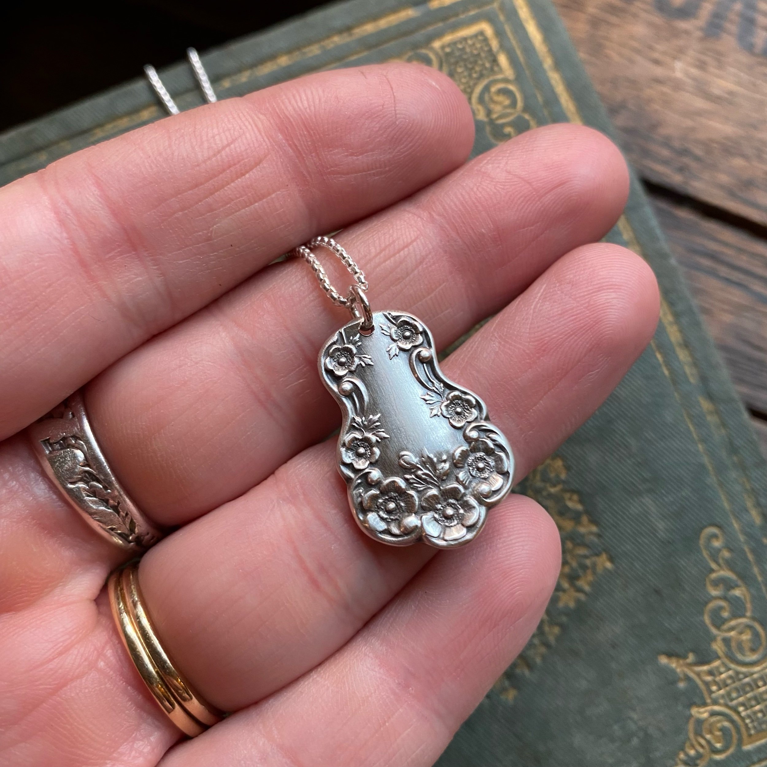 1899 Buttercup Spoon Drop Necklace - LadyForge Jewelry
