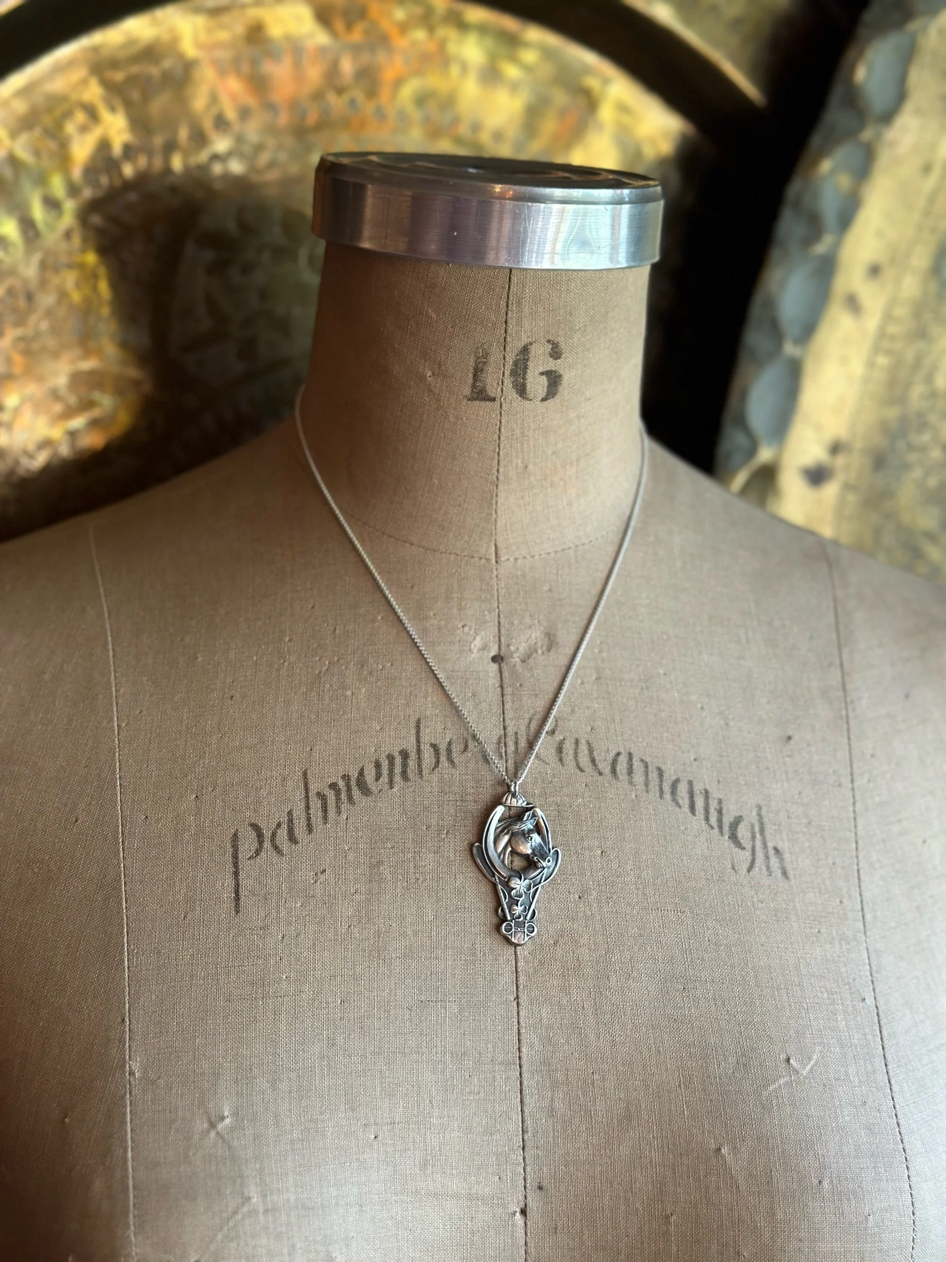 Equine Glory Sterling Spoon Necklace - LadyForge Jewelry