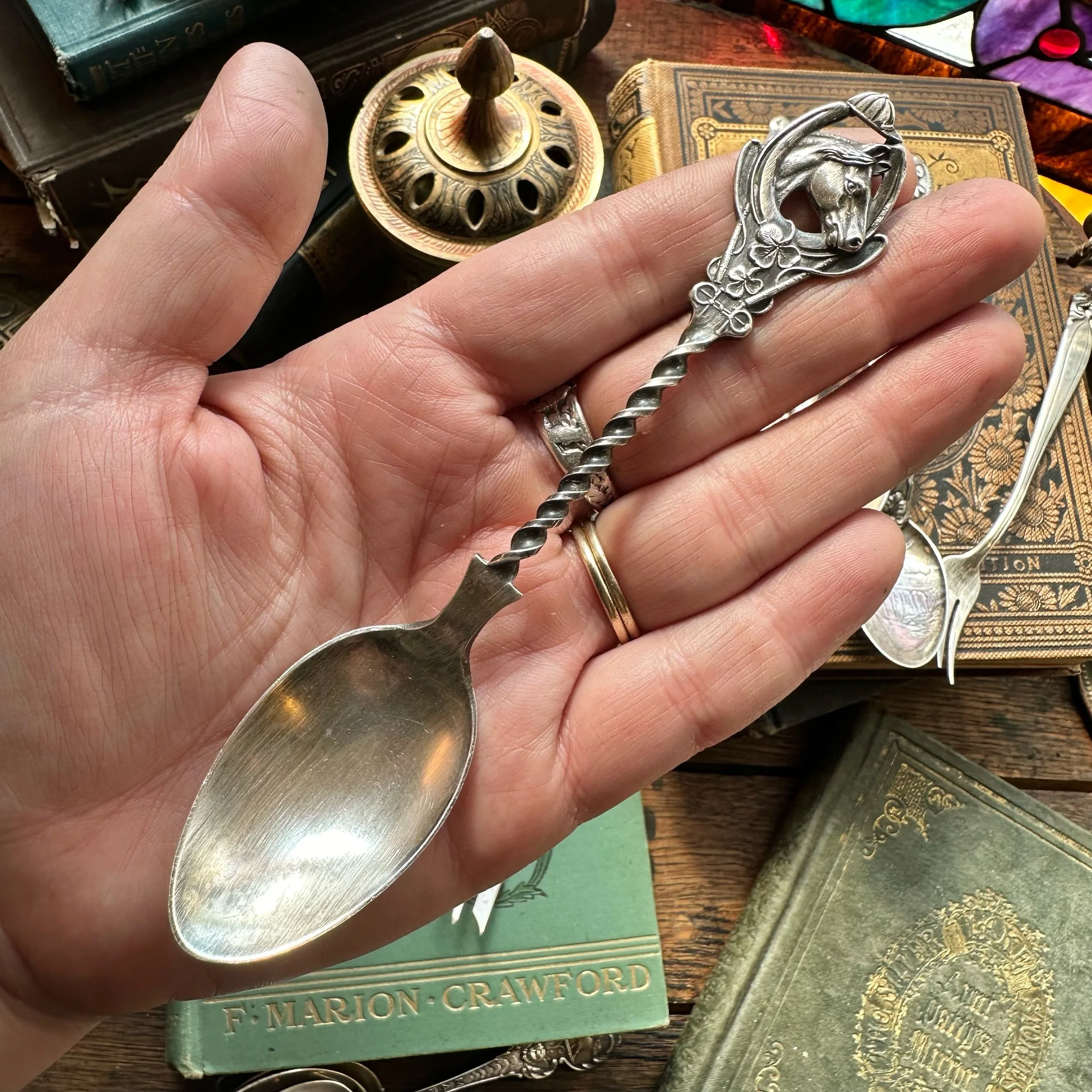 Equine Glory Sterling Spoon Necklace - LadyForge Jewelry