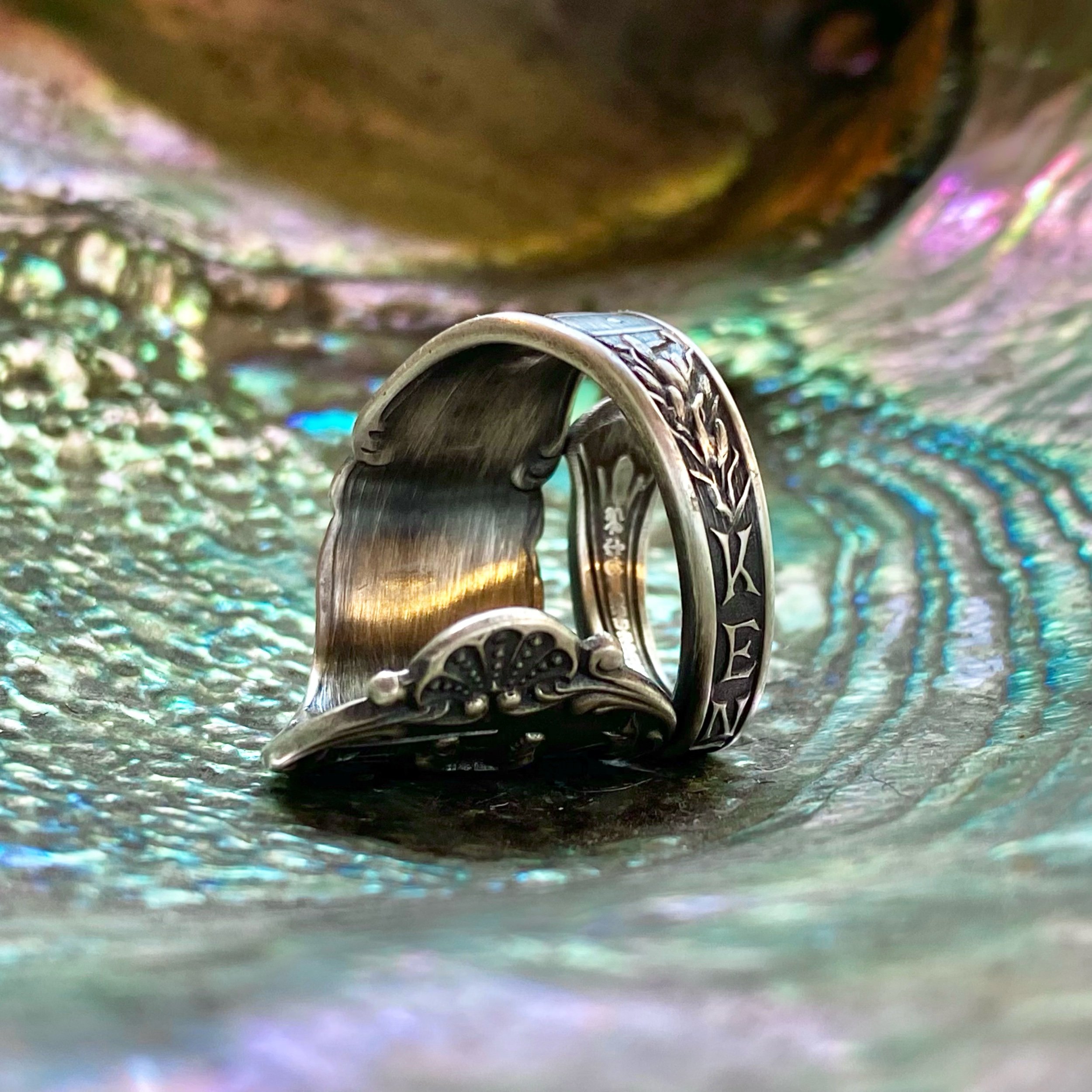 Kentucky State Sterling Spoon Ring - LadyForge Jewelry