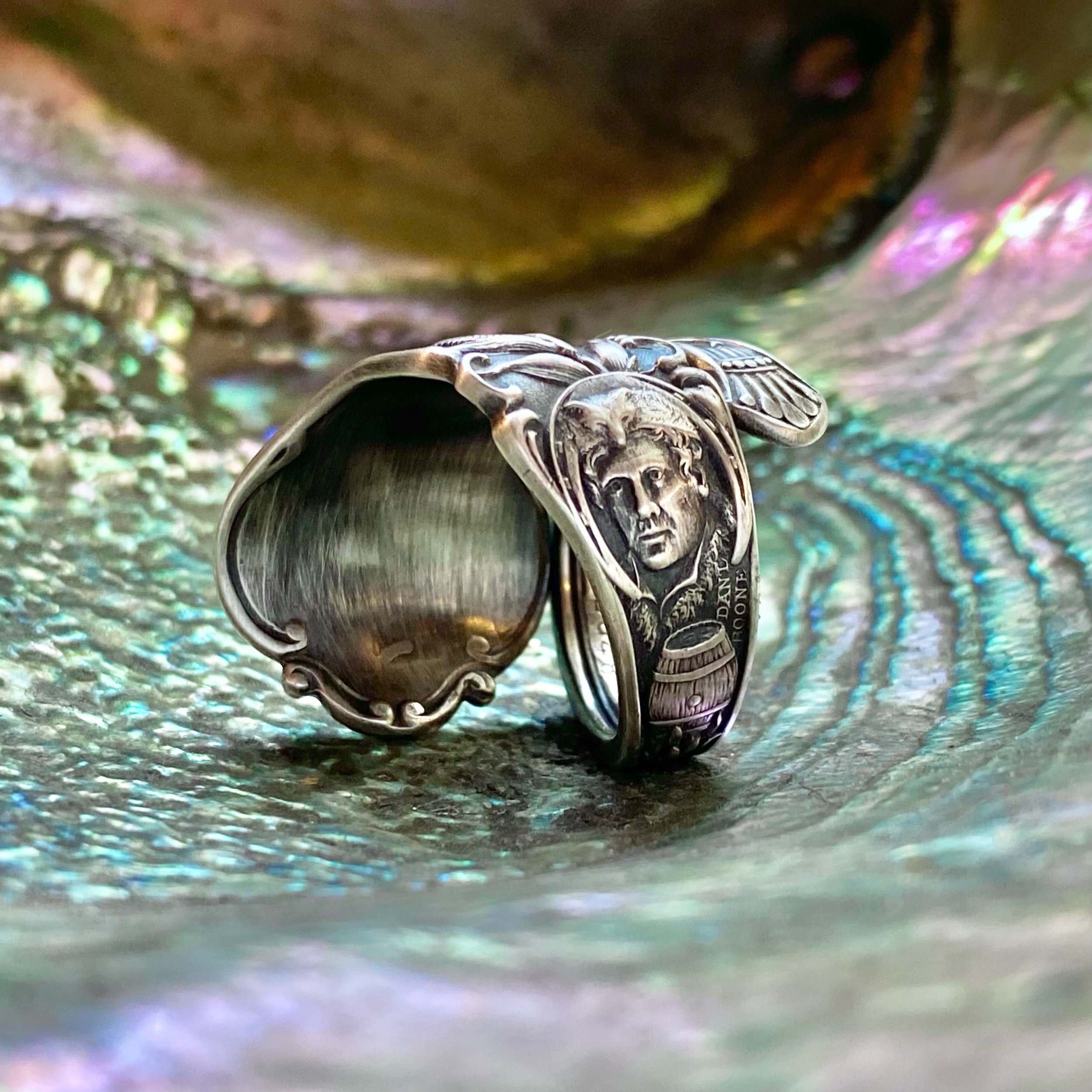 Kentucky State Sterling Spoon Ring - LadyForge Jewelry
