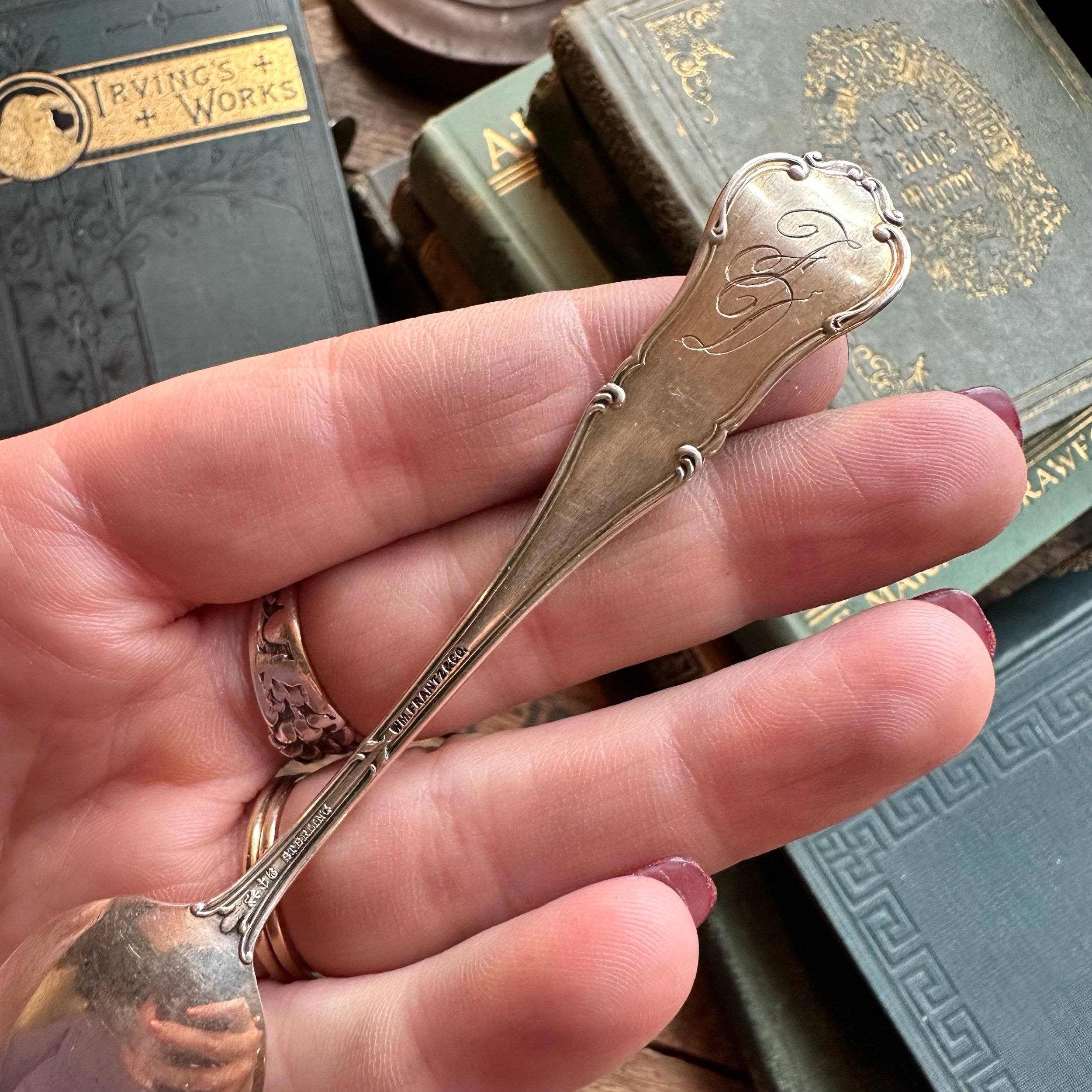 Heart of New Orleans Sterling Spoon Ring - LadyForge Jewelry