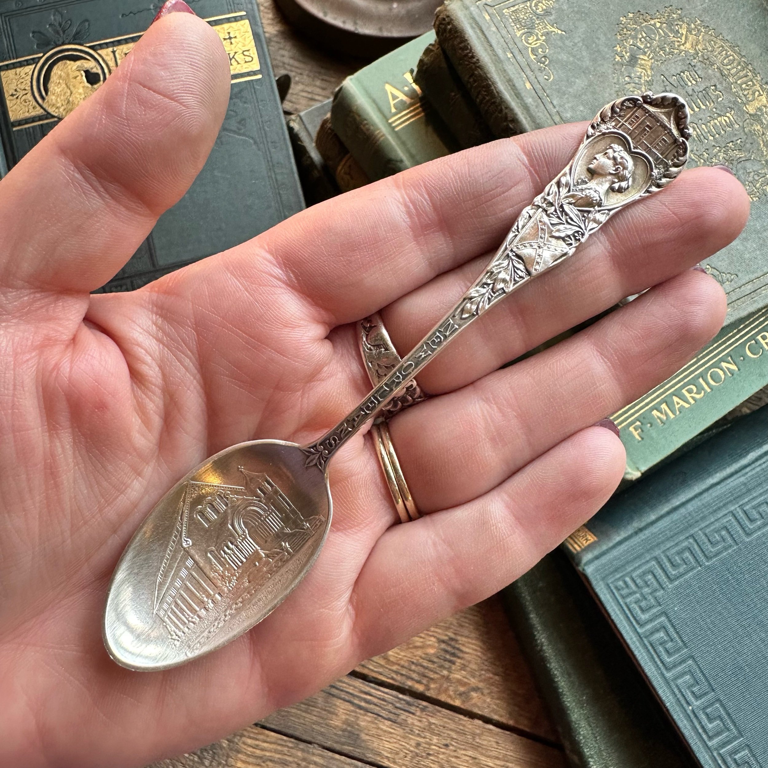Heart of New Orleans Sterling Spoon Ring - LadyForge Jewelry