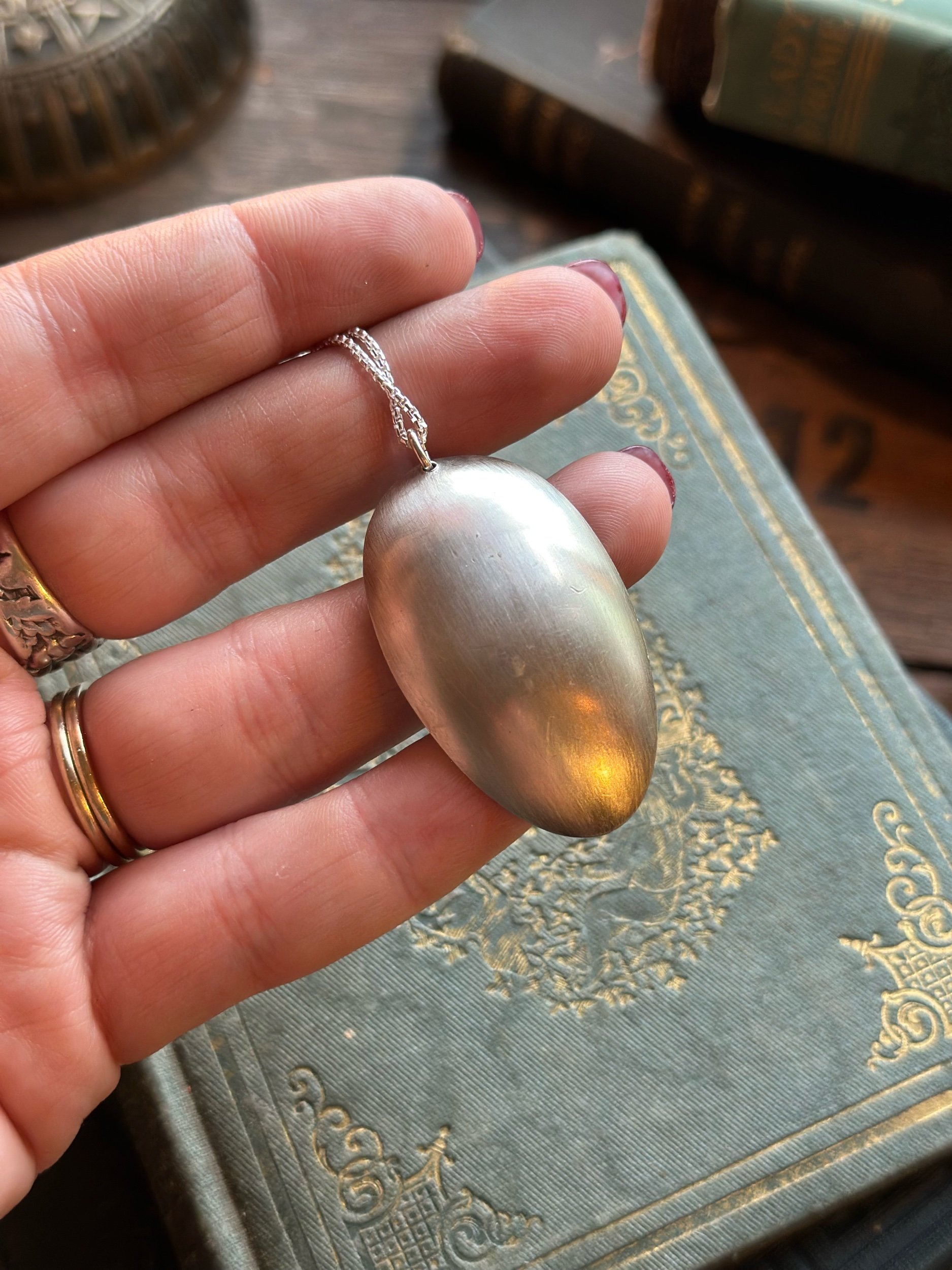 Old South Church Boston Sterling Spoon Necklace - LadyForge Jewelry