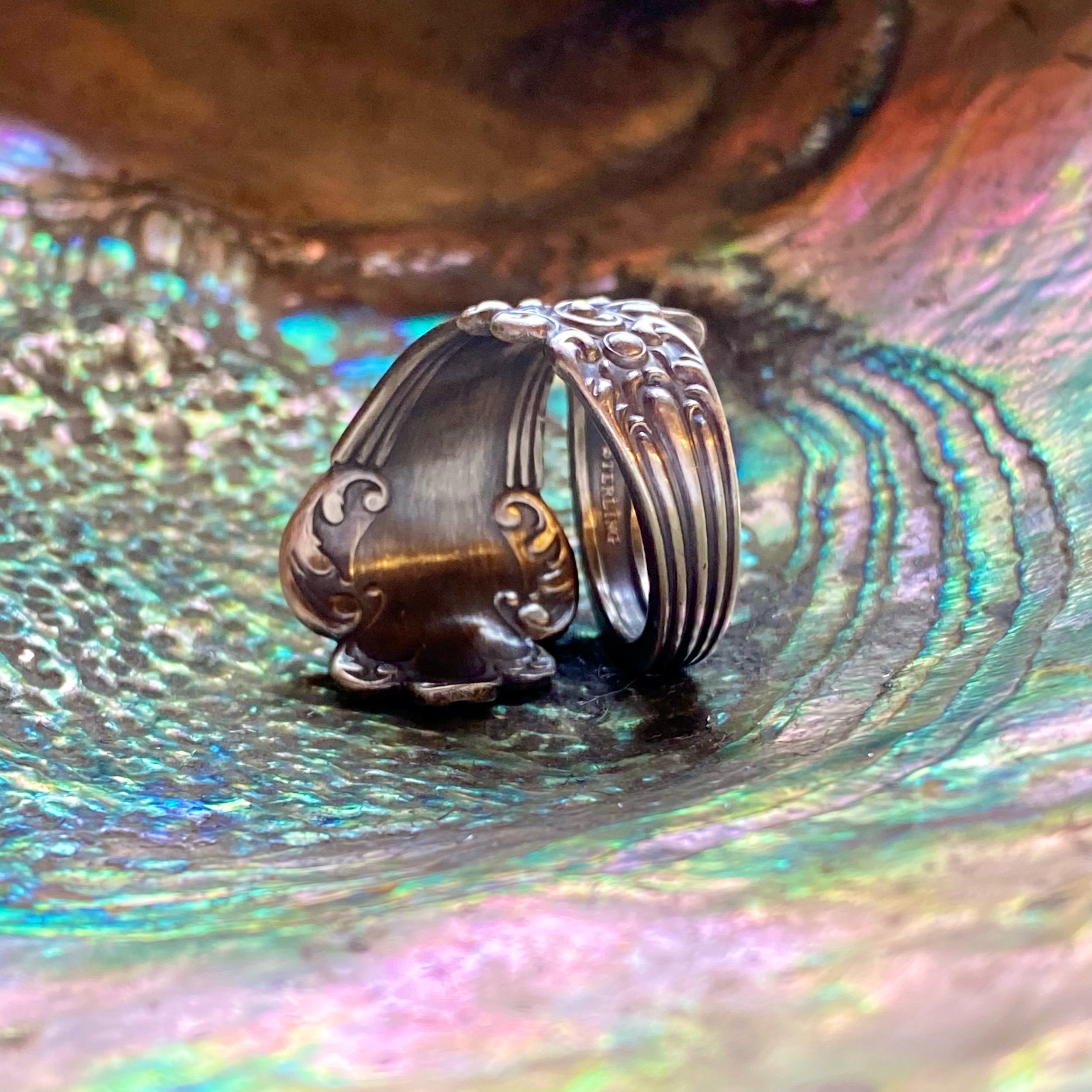 1903 Olympia Sterling Spoon Ring - LadyForge Jewelry