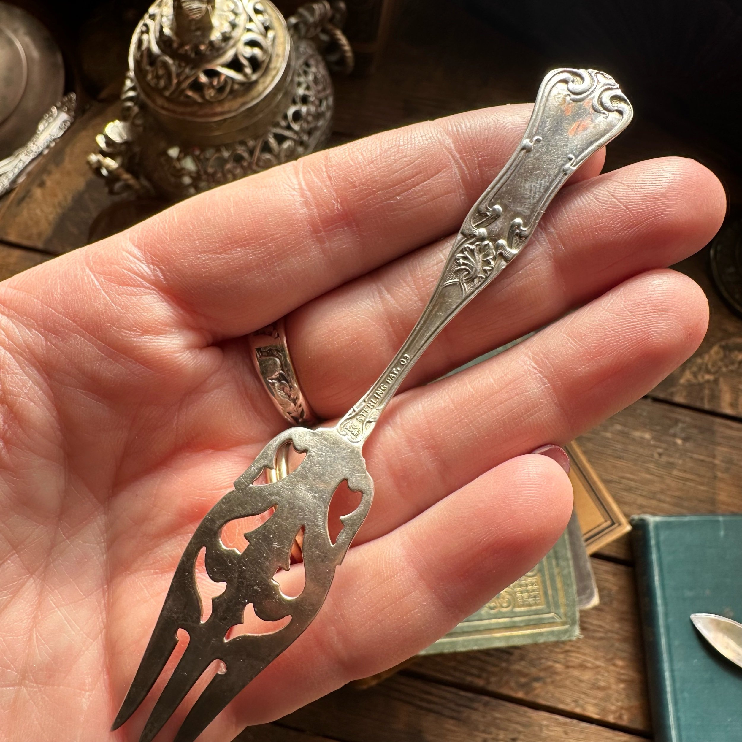 Classic Sterling Spoon Ring - LadyForge Jewelry