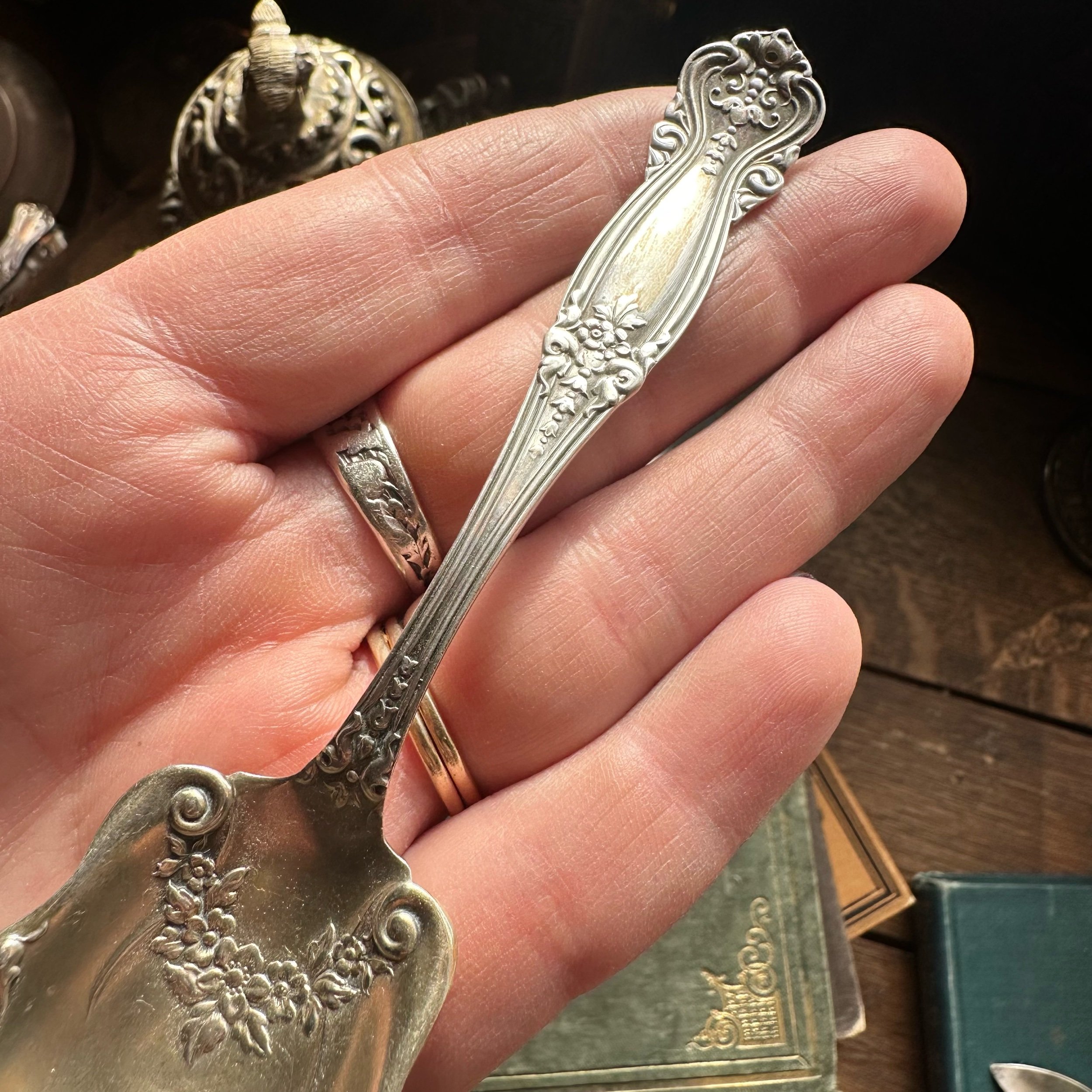 1896 Emperor Sterling Spoon Ring - LadyForge Jewelry