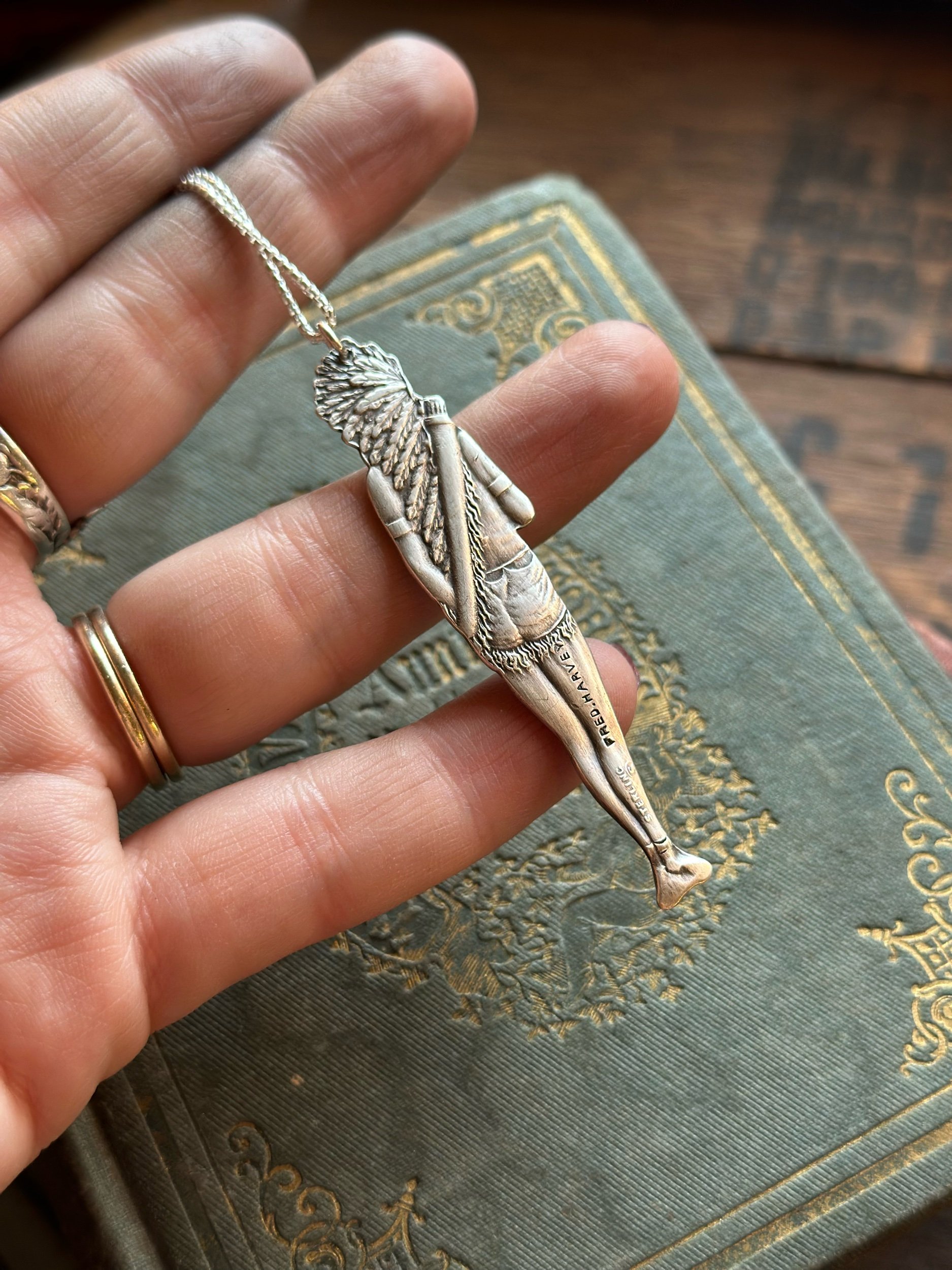 Grand Chief Sterling Spoon Necklace (Smaller Version) - LadyForge Jewelry