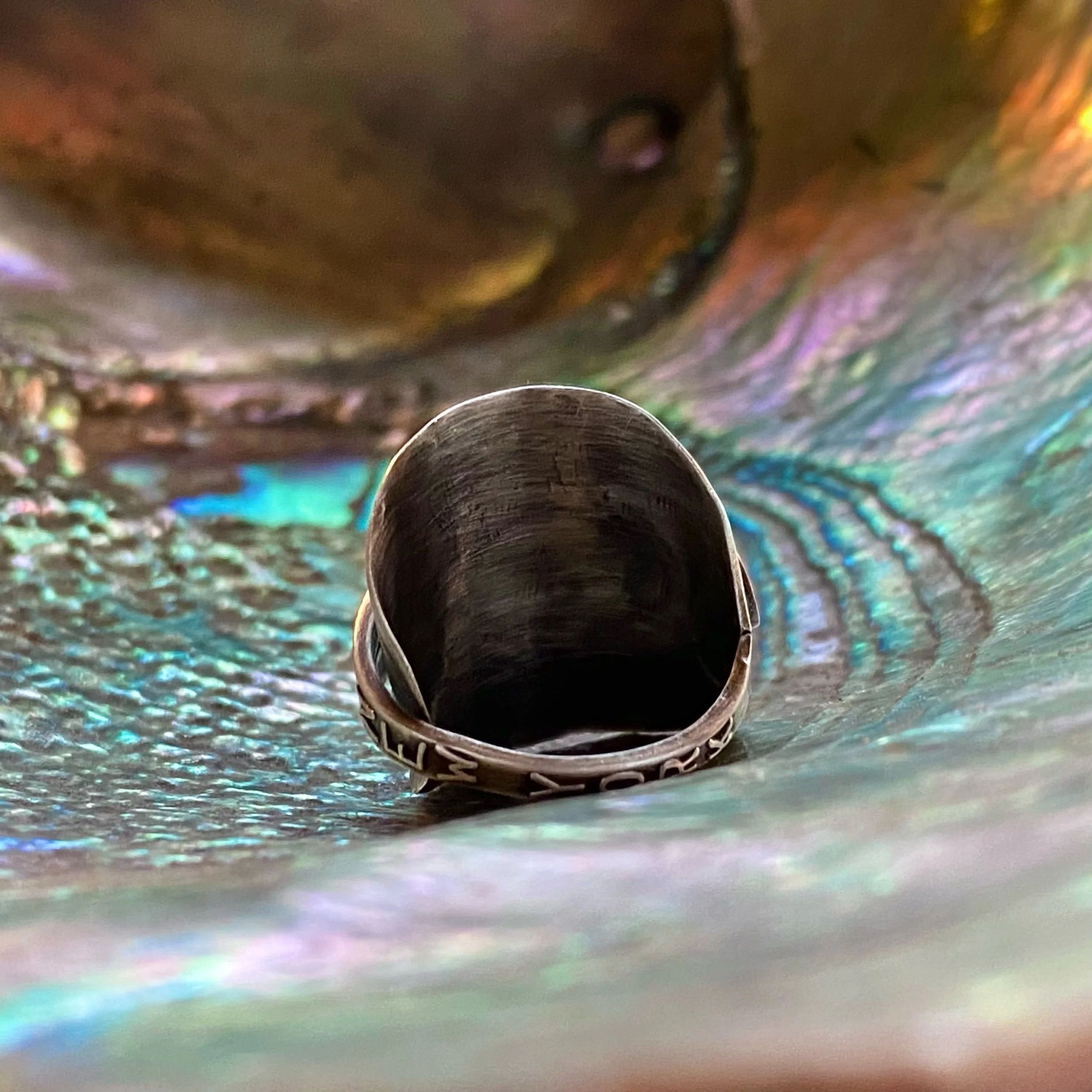 Dainty Lady Liberty Sterling Wrap Ring - LadyForge Jewelry