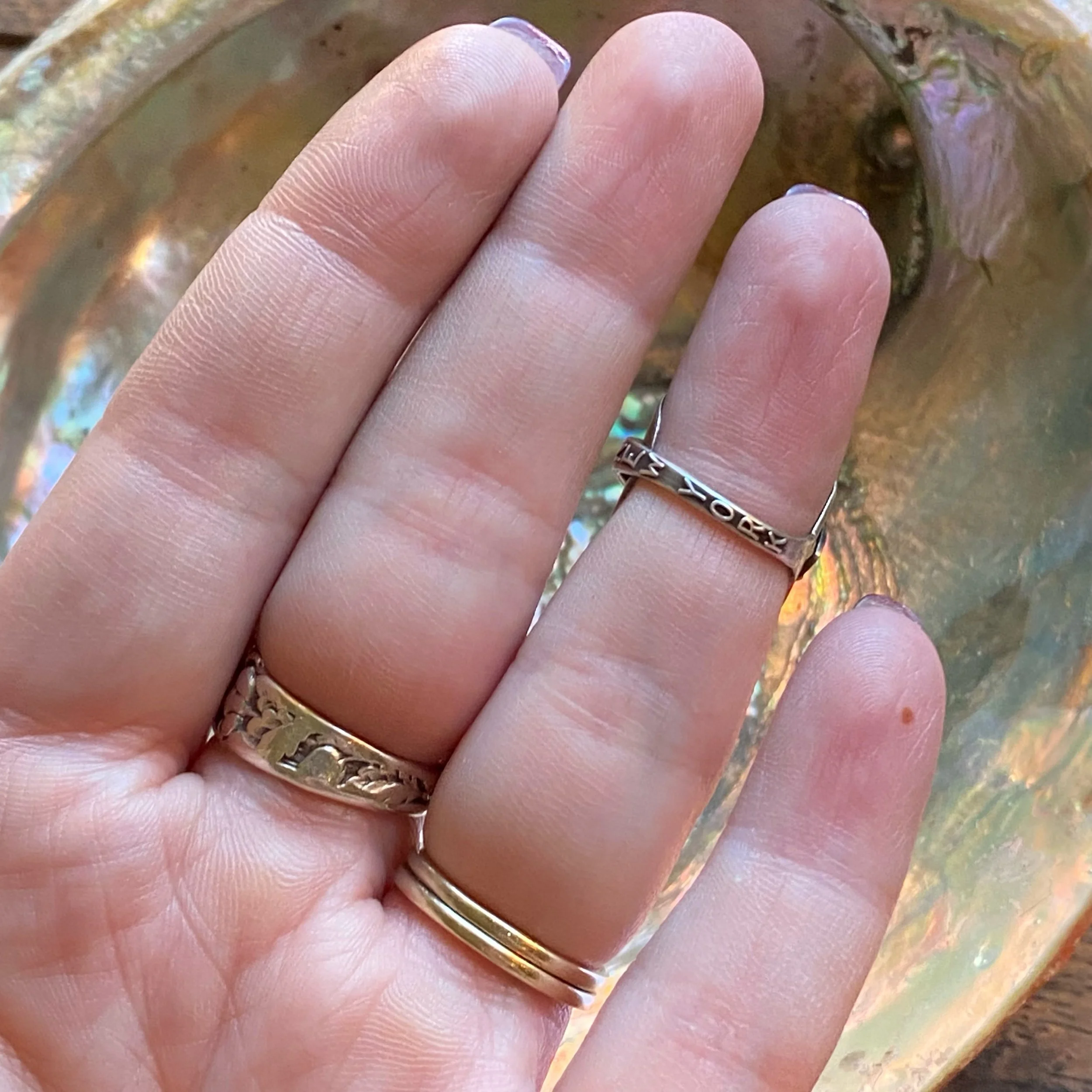 Dainty Lady Liberty Sterling Wrap Ring - LadyForge Jewelry
