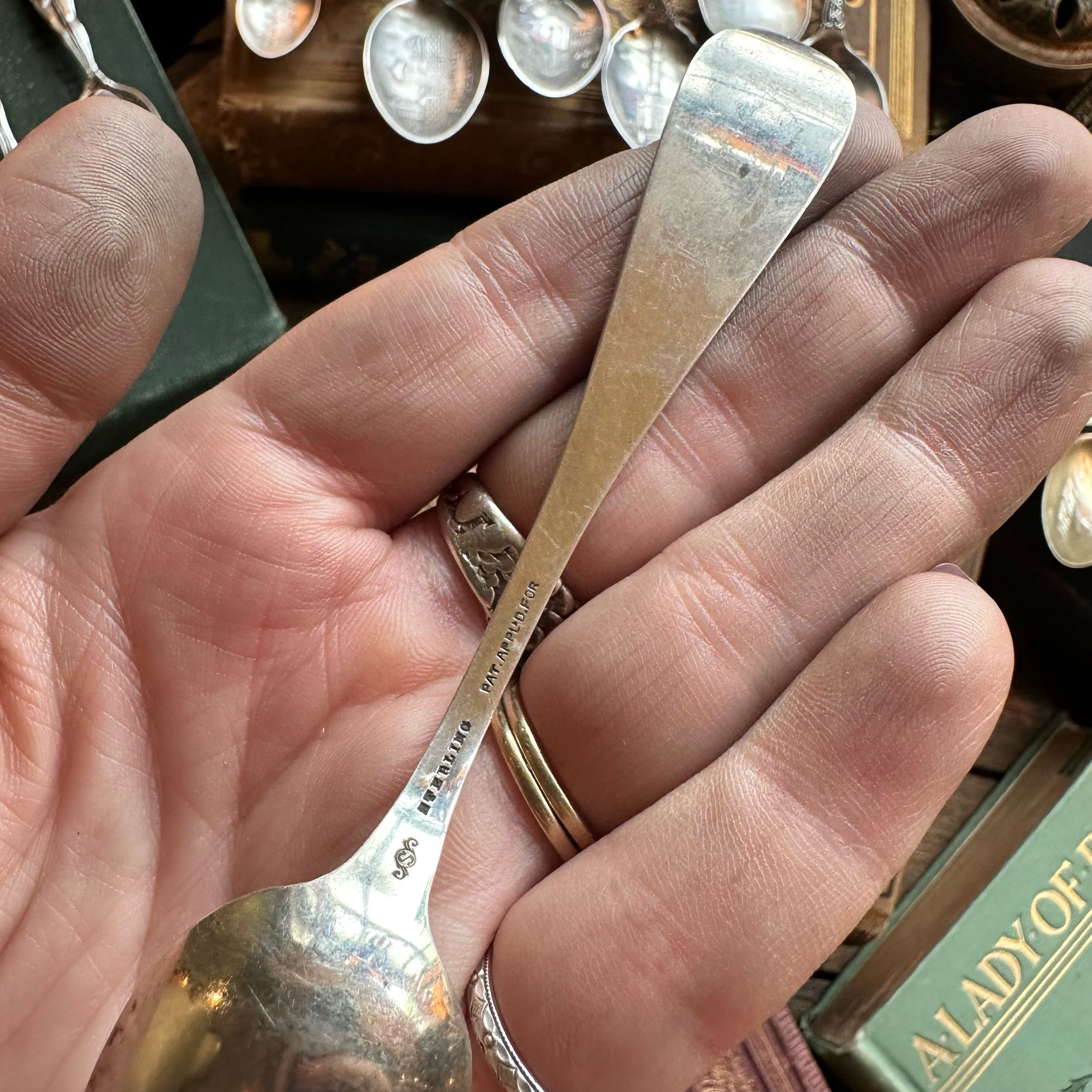 Chief Seattle Sterling Spoon Ring - LadyForge Jewelry