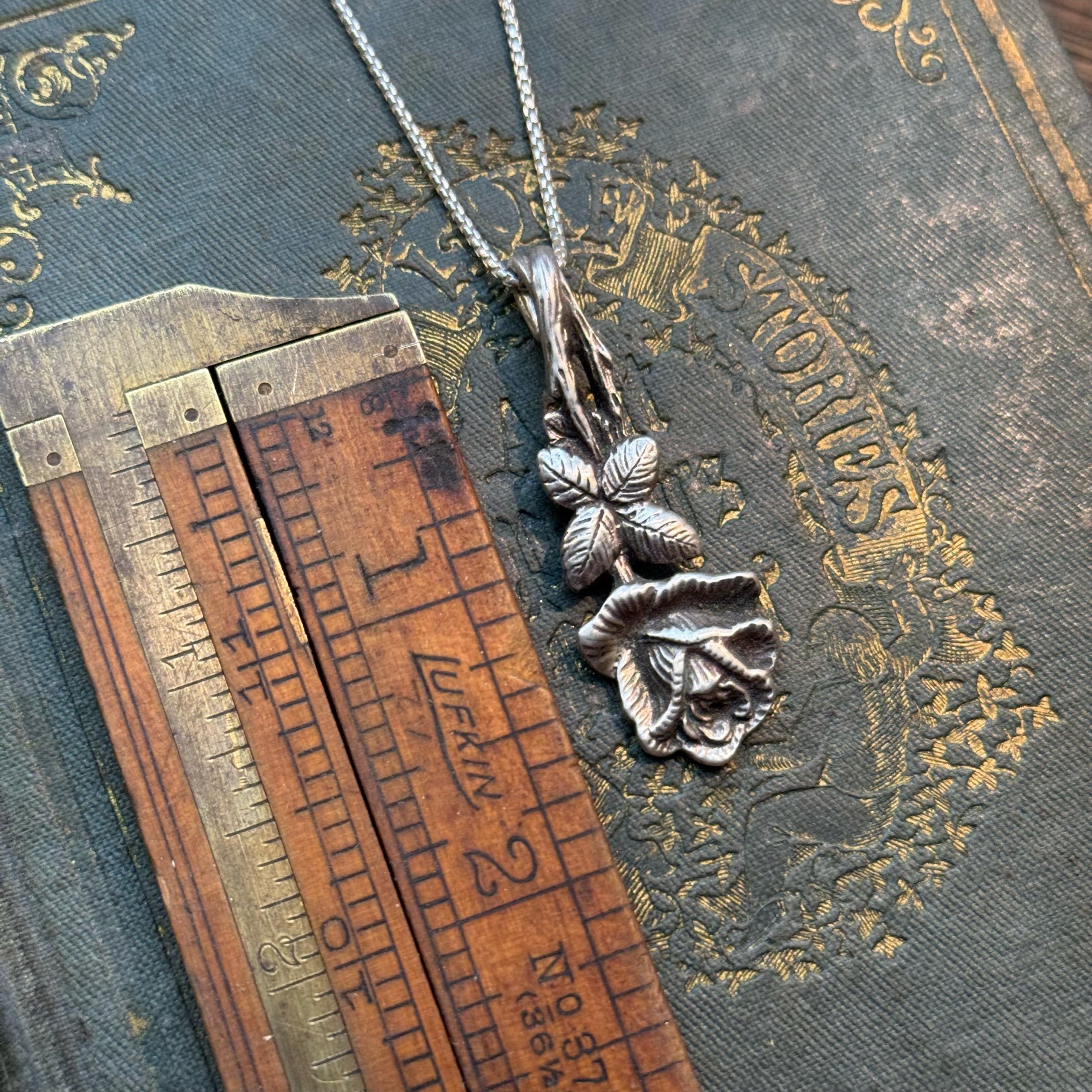 Hildesheim Rose Spoon Necklace - LadyForge Jewelry