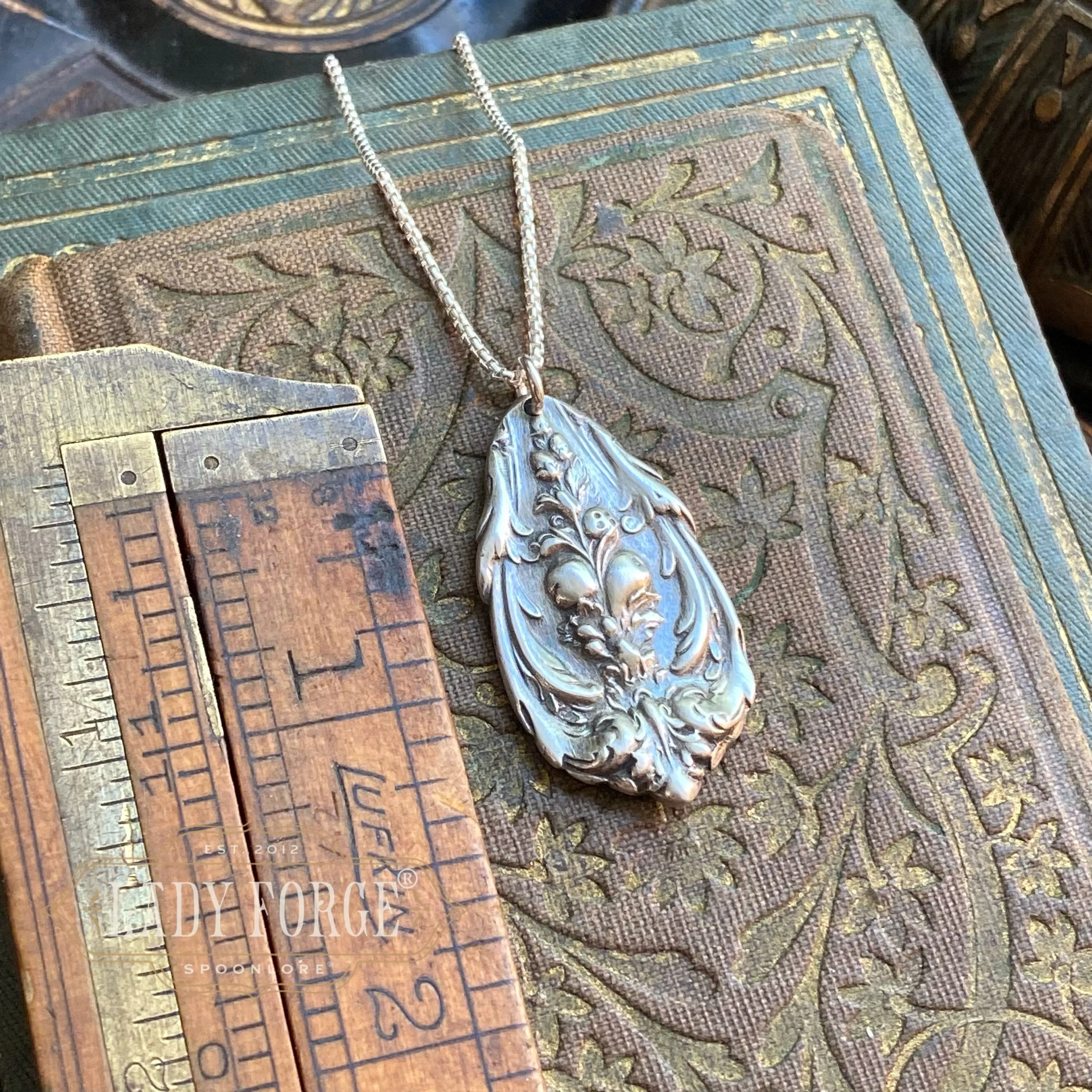 1907 Francis I Large Spoon Drop Necklace - LadyForge Jewelry