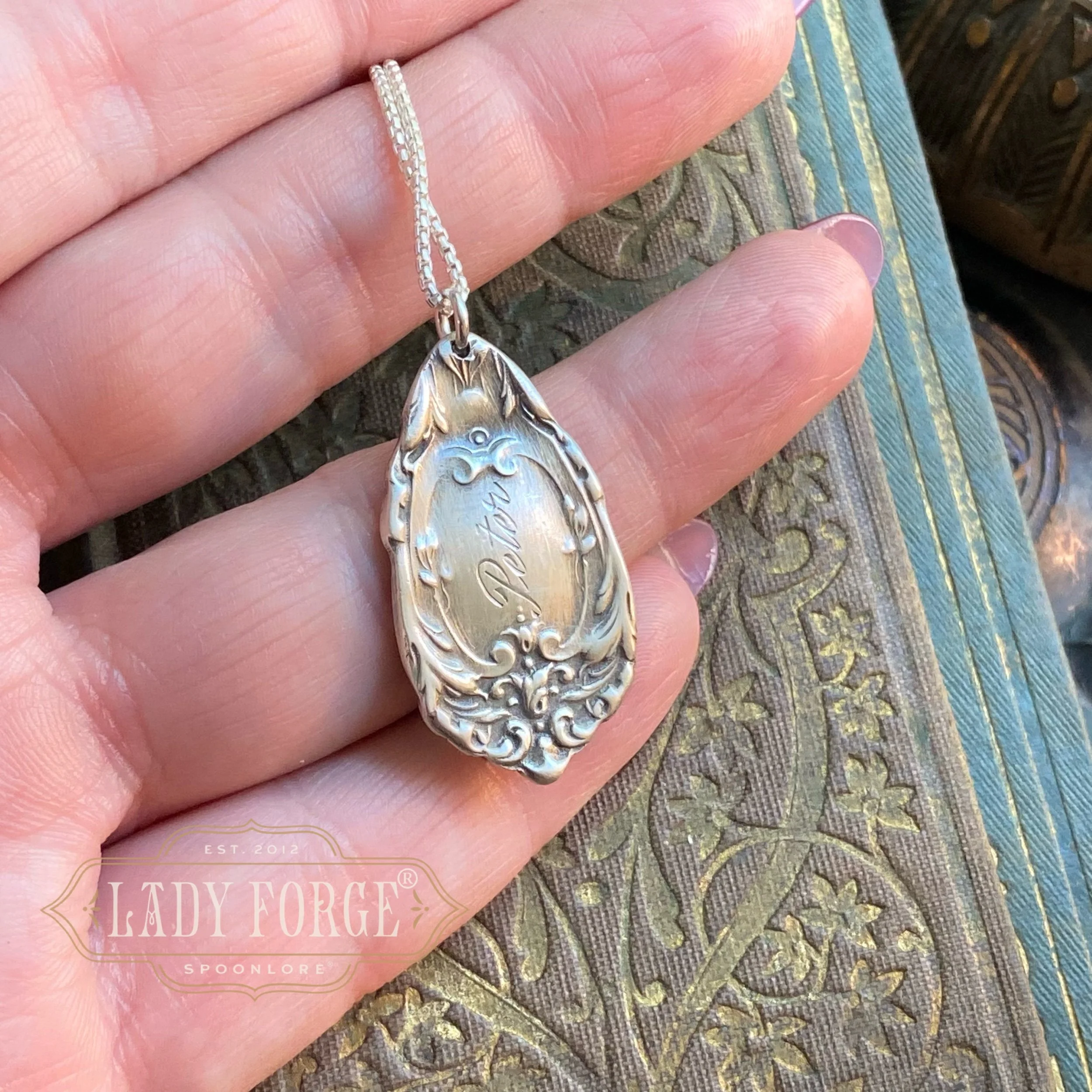 1907 Francis I Large Spoon Drop Necklace - LadyForge Jewelry