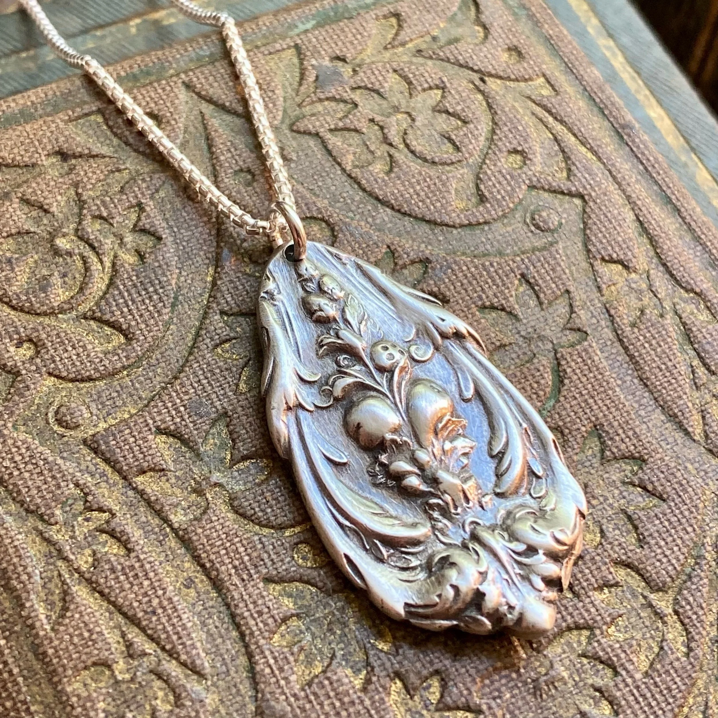 1907 Francis I Large Spoon Drop Necklace - LadyForge Jewelry