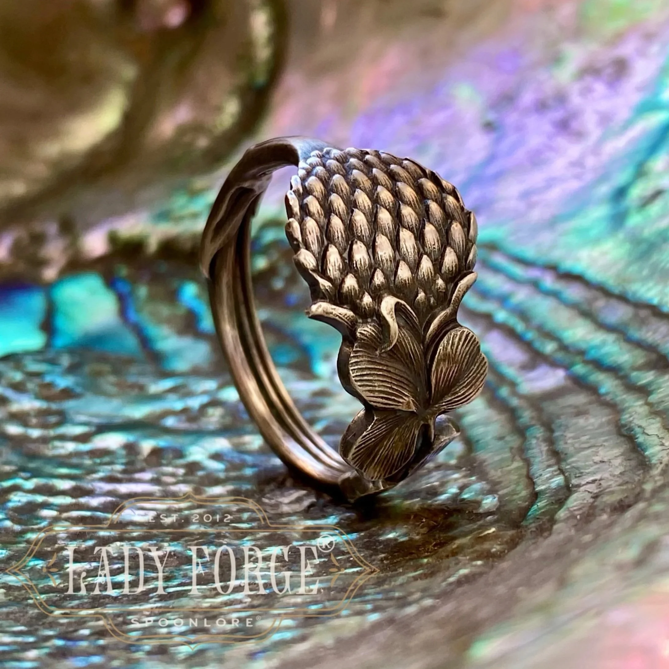 Sterling Spoon Ring - 1885 Clover Blossom by Tiffany & Co.