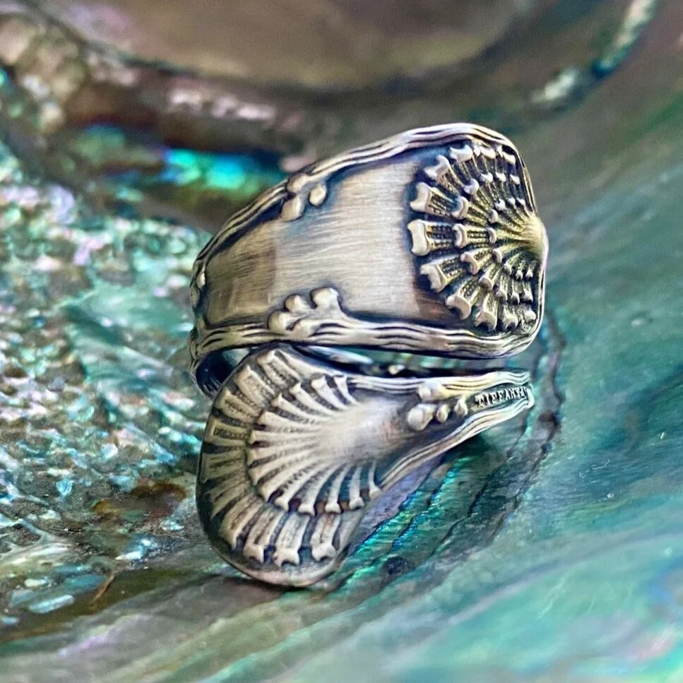 Photo of a Waves Edge Sterling Spoon Ring by Lady Forge