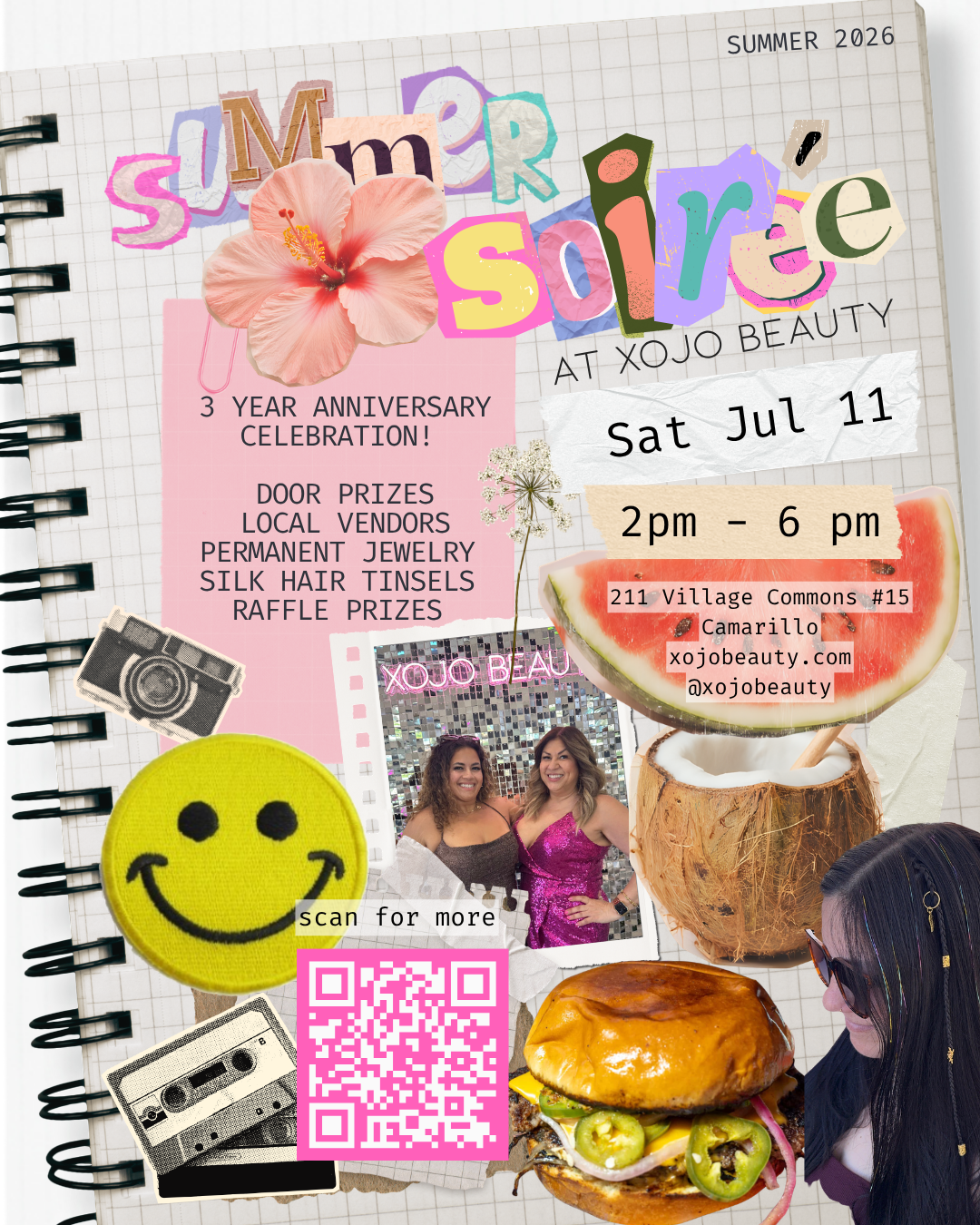 XOJO Beauty’s Summer Soiree 🌺 