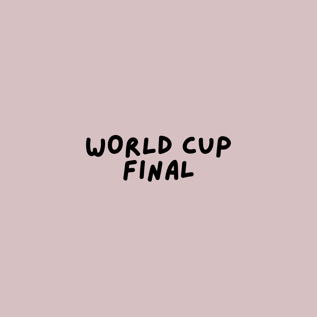 World Cup Final @ New City NYC